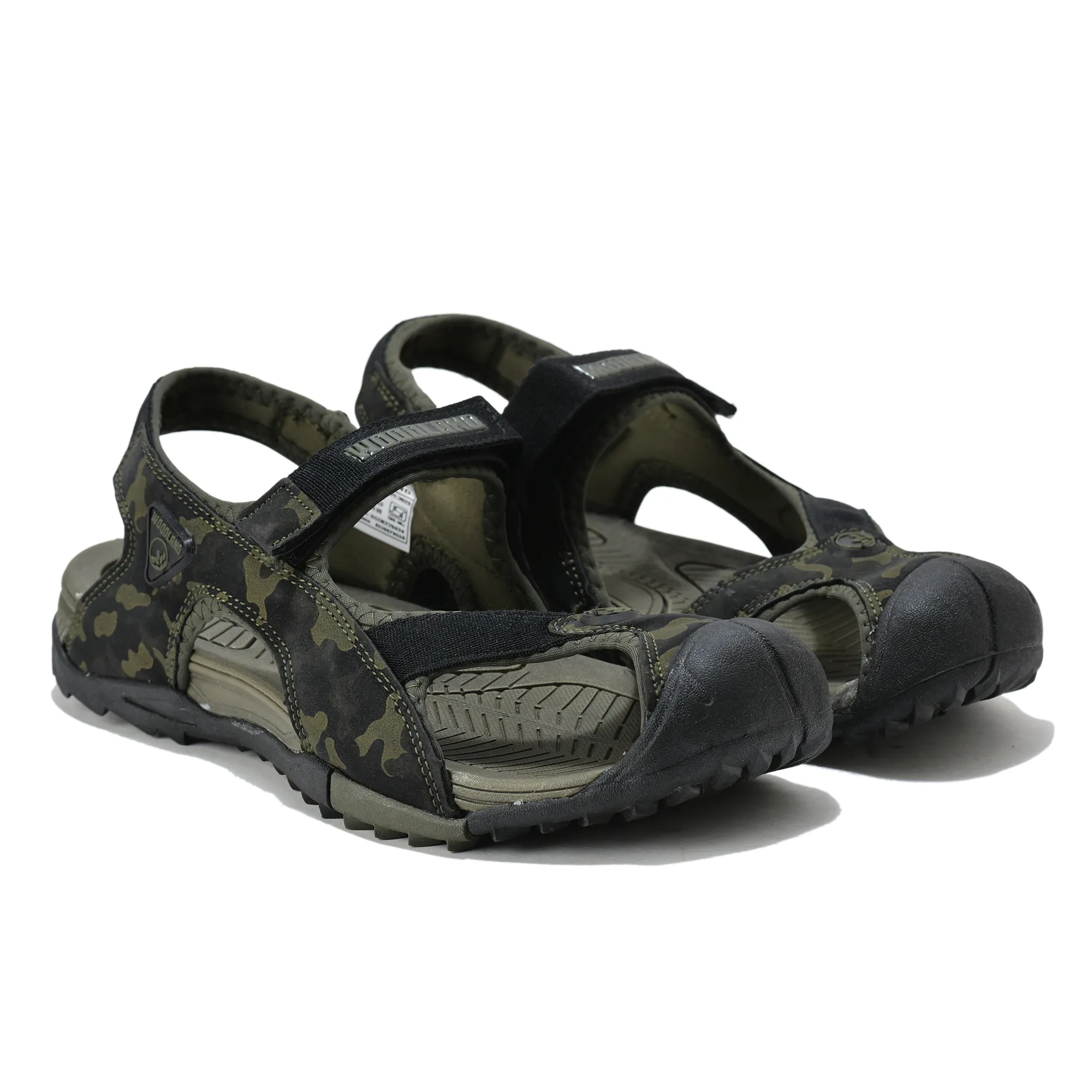 Woodland Adventure Grid Olive Sports Sandals - Thumbnail 8