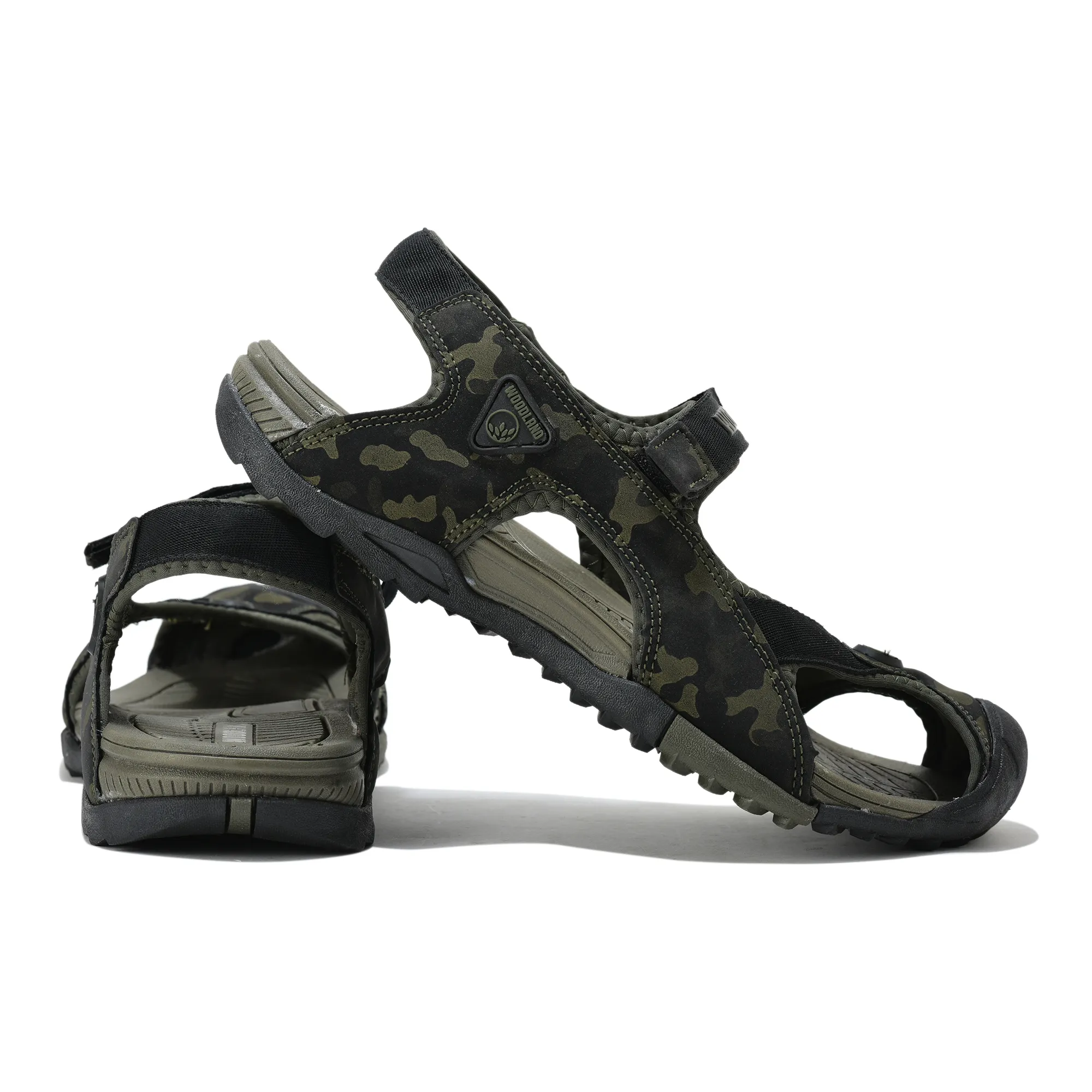 Woodland Adventure Grid Olive Sports Sandals - Thumbnail 10