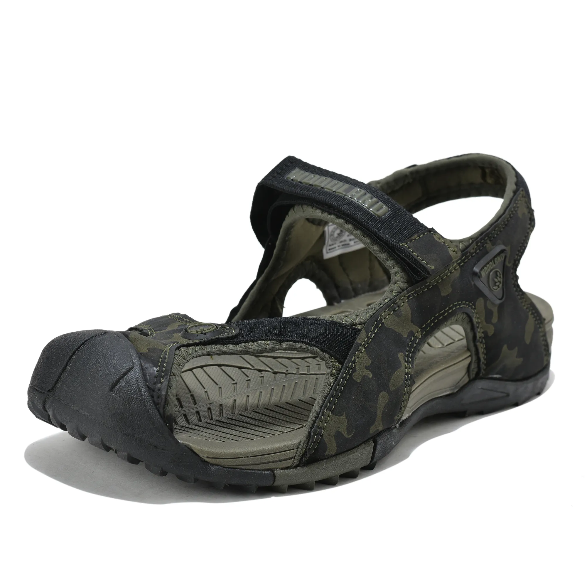 Woodland Adventure Grid Olive Sports Sandals - Thumbnail 11