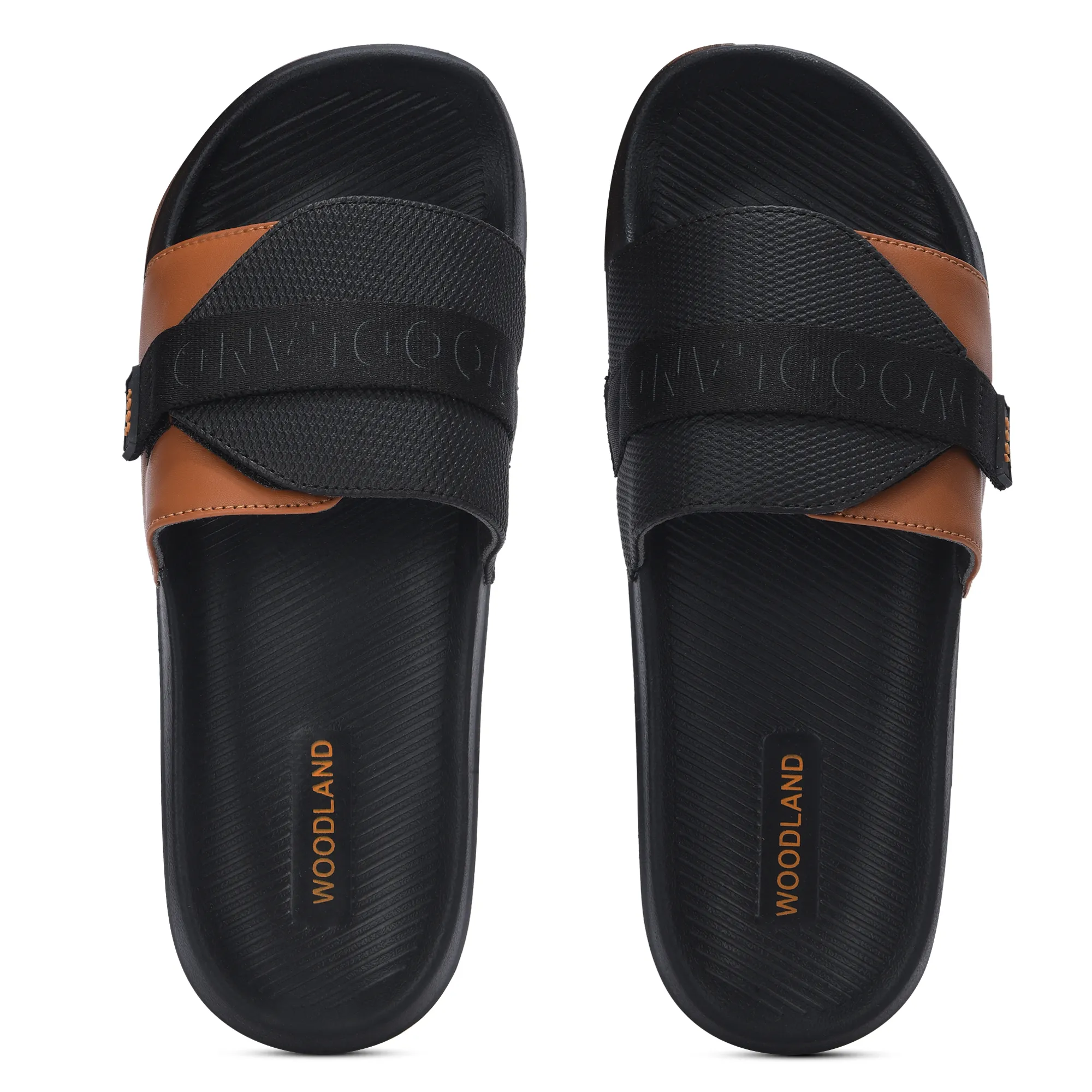 Black Mens Slipper Slider - Thumbnail 4