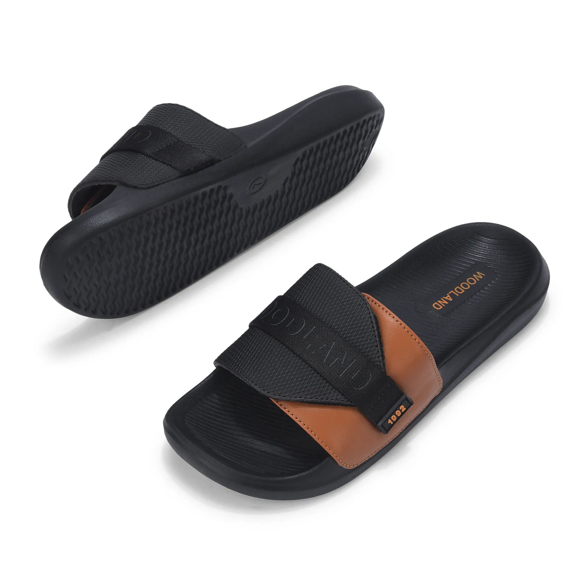 Black Mens Slipper Slider - Thumbnail 5