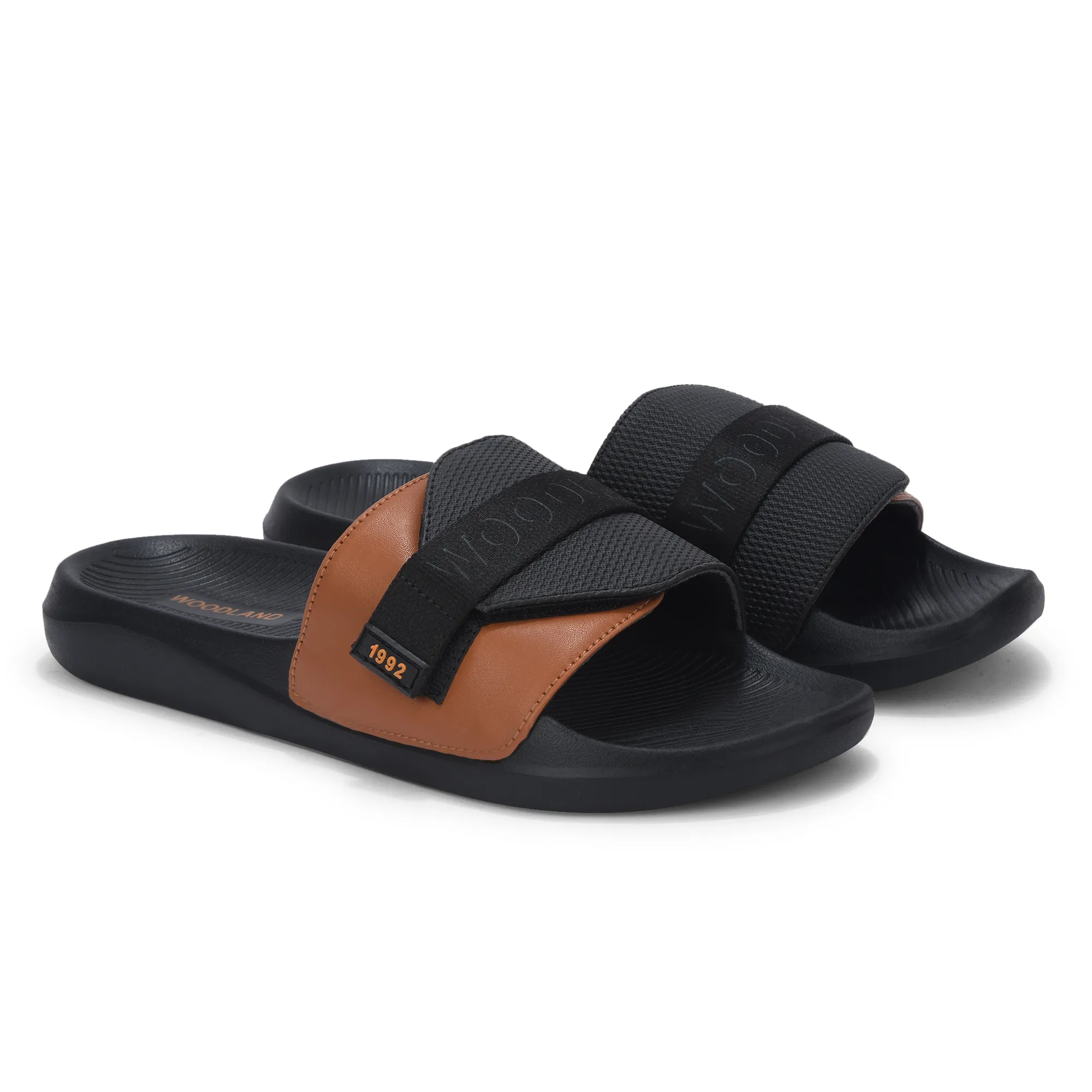 Black Mens Slipper Slider - Thumbnail 7