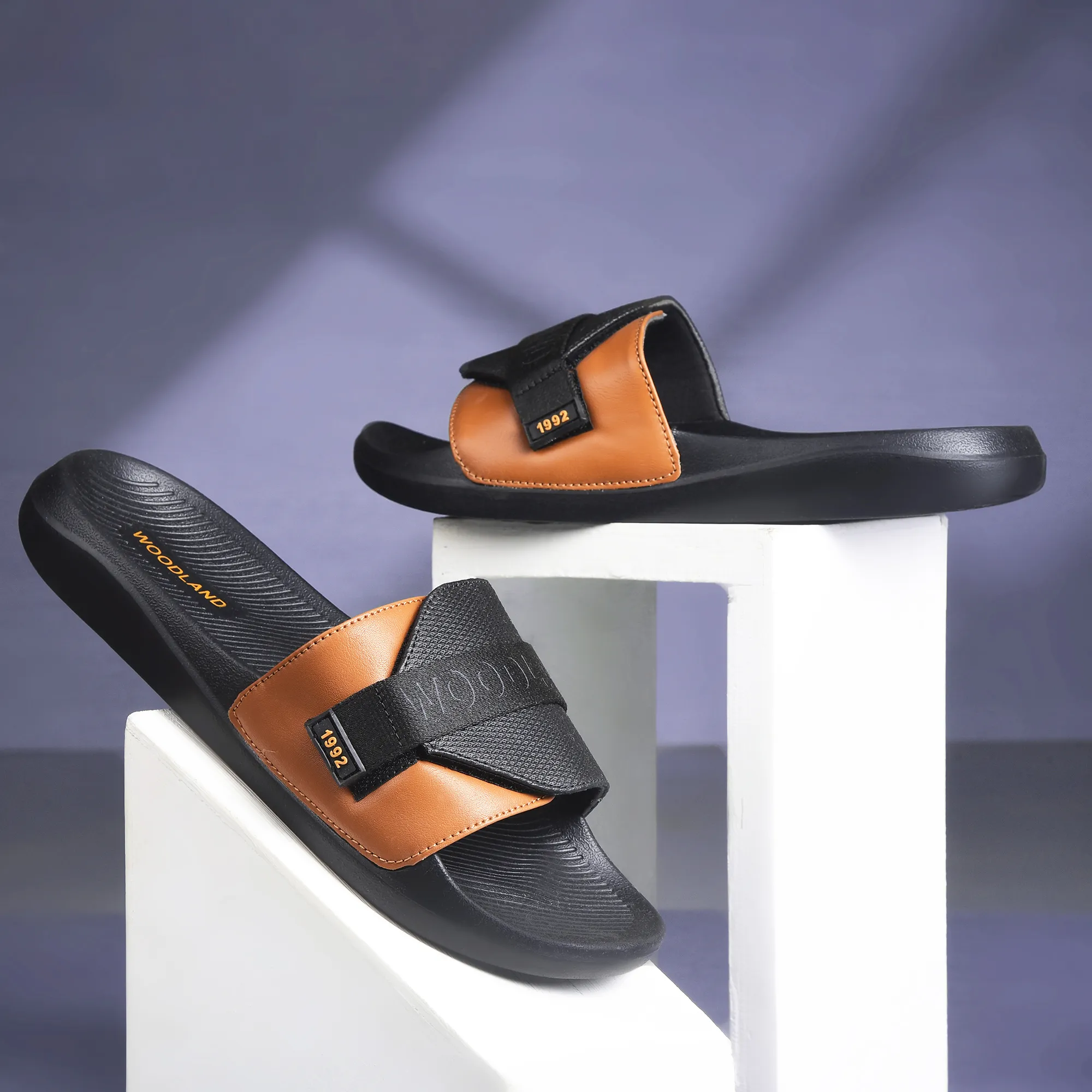 Black Mens Slipper Slider - Thumbnail 9