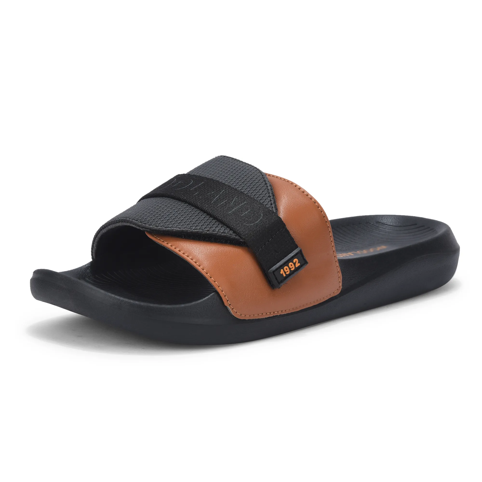 Black Mens Slipper Slider - Thumbnail 11