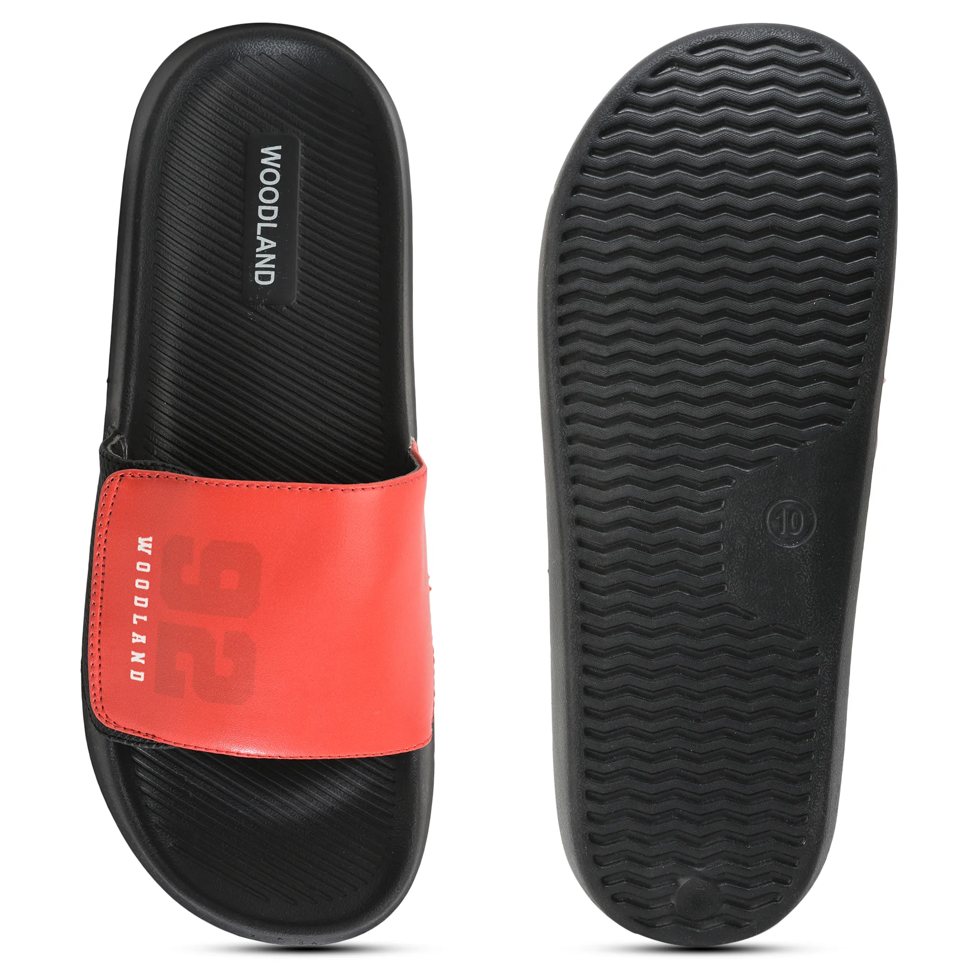 Woodland Dgrey / Black Slipper Sliders For Men - Thumbnail 9