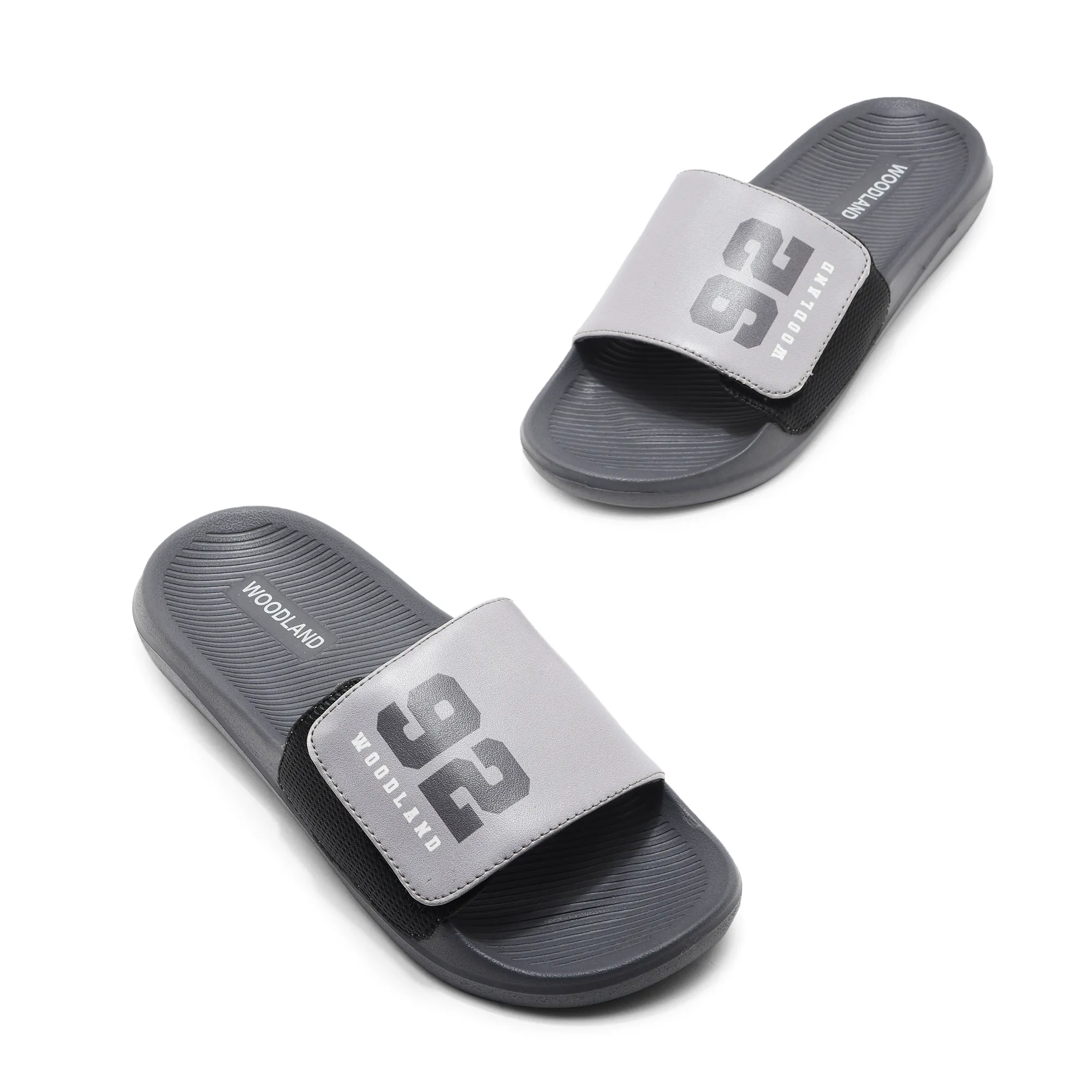 Woodland DGrey / Olive Slipper Sliders For Men - Thumbnail 2