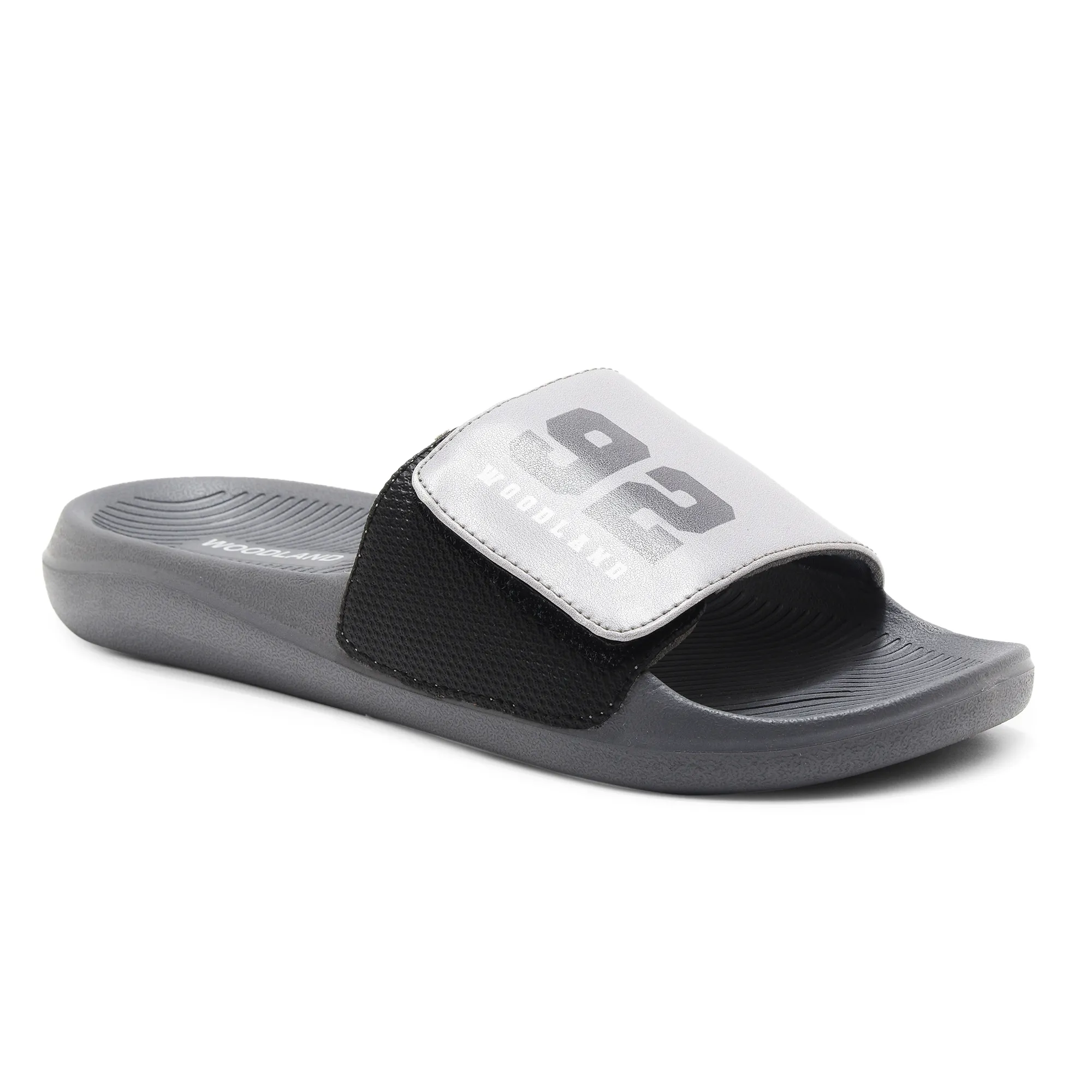 Woodland DGrey / Olive Slipper Sliders For Men - Thumbnail 3