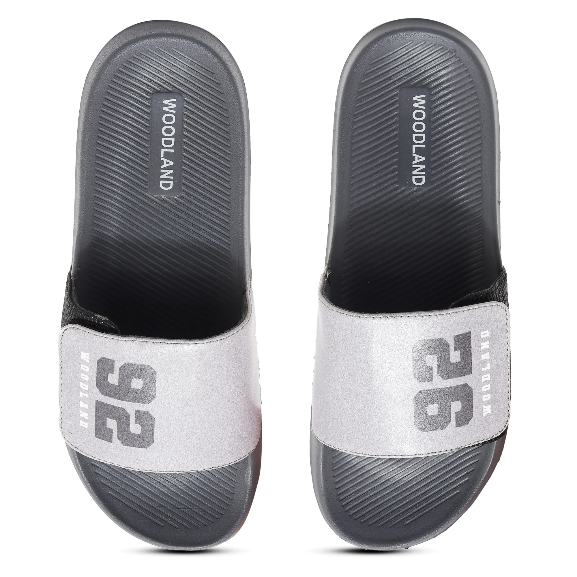 Woodland DGrey / Olive Slipper Sliders For Men - Thumbnail 4