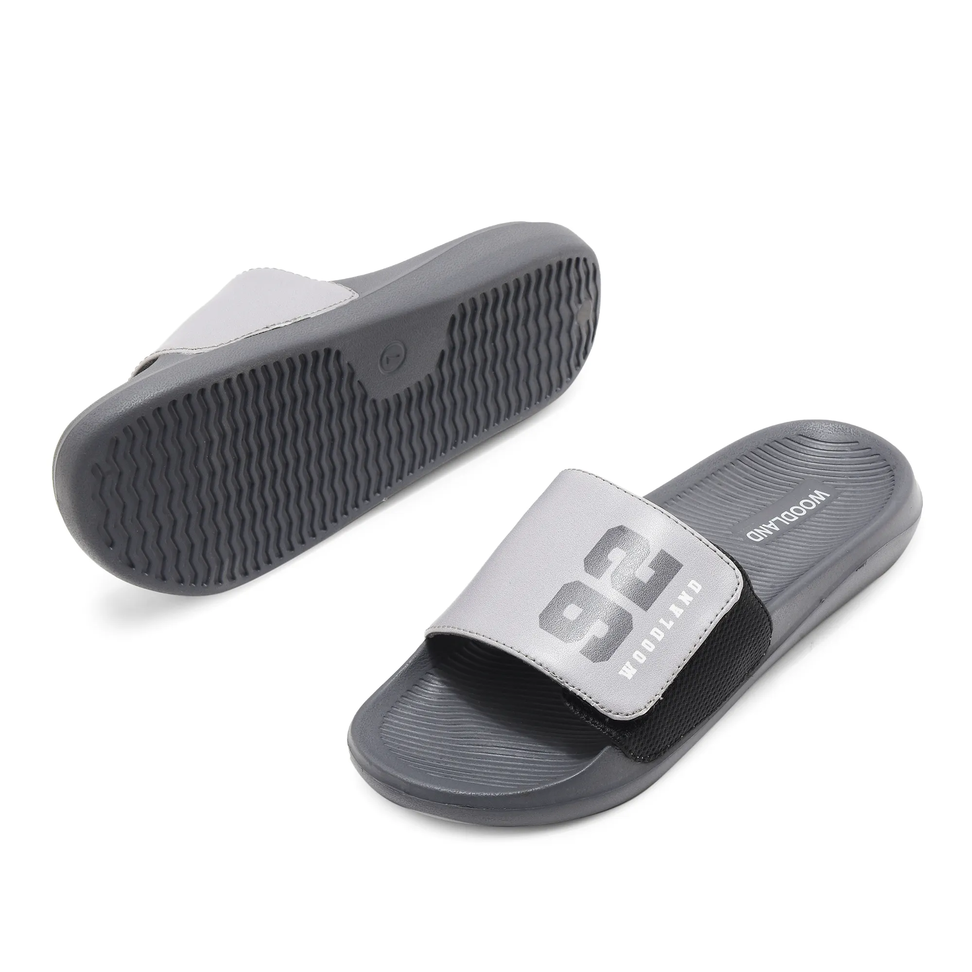 Woodland DGrey / Olive Slipper Sliders For Men - Thumbnail 5