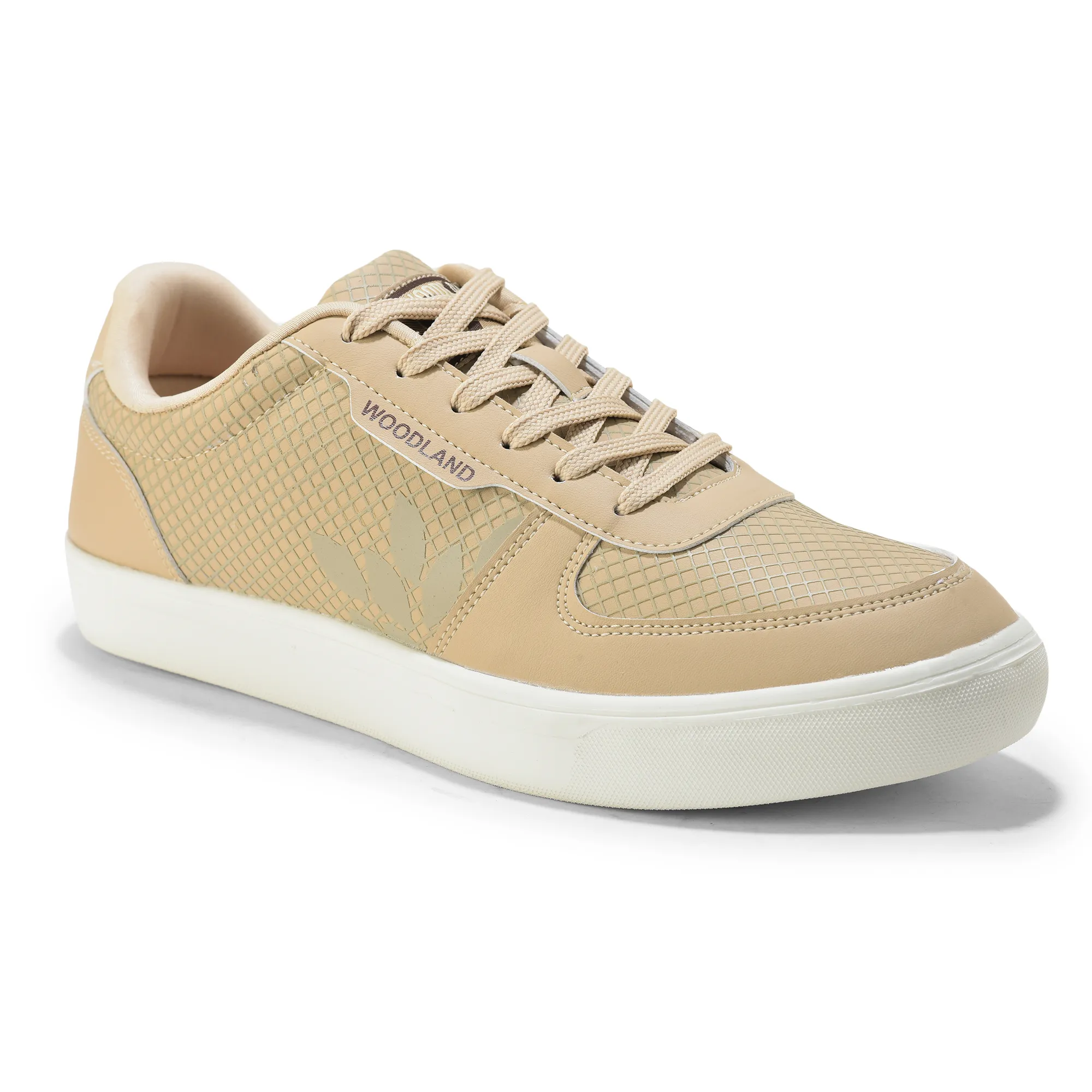 Beige Casual Sneakers for Men - Thumbnail 3