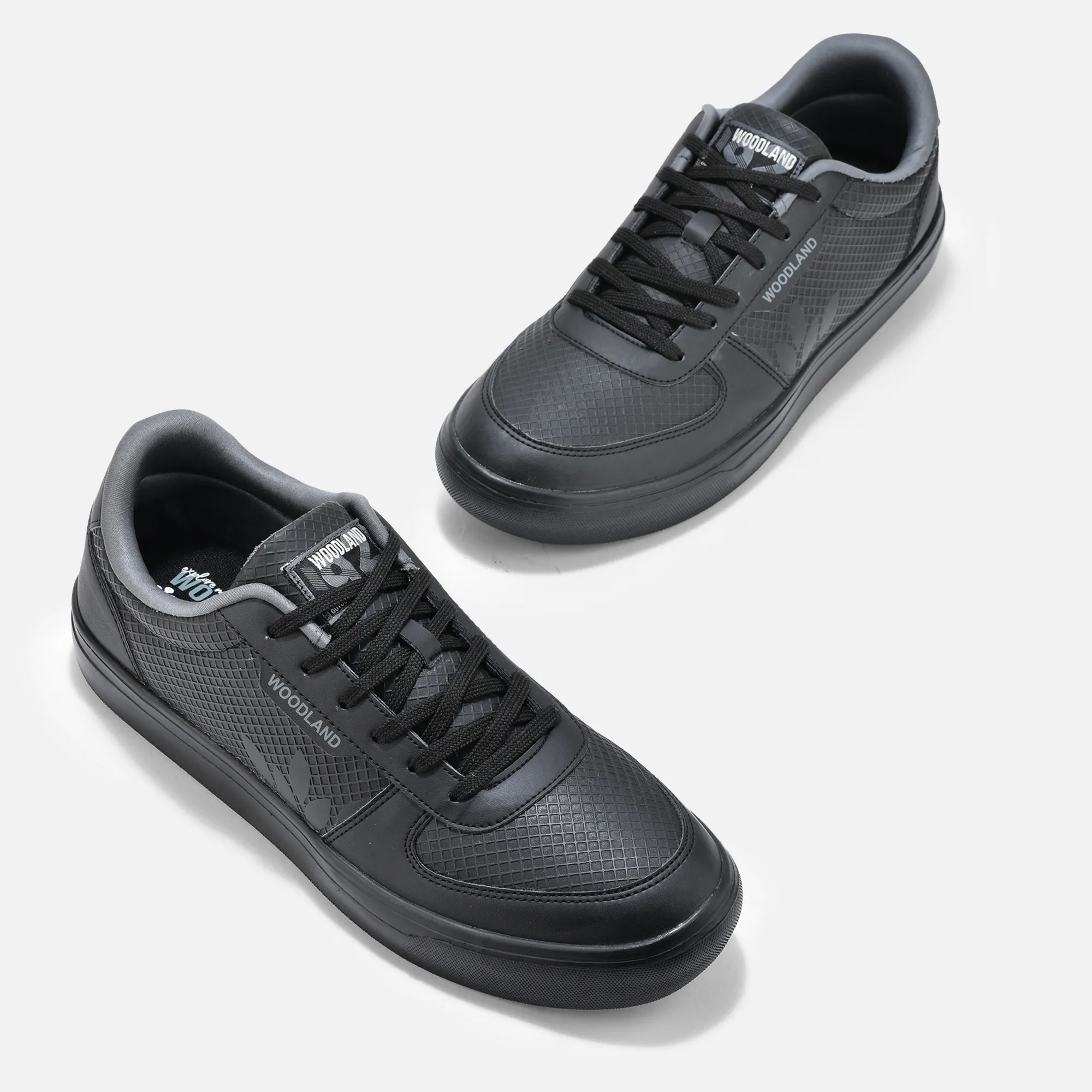 Black Casual Sneakers for Men - Thumbnail 2