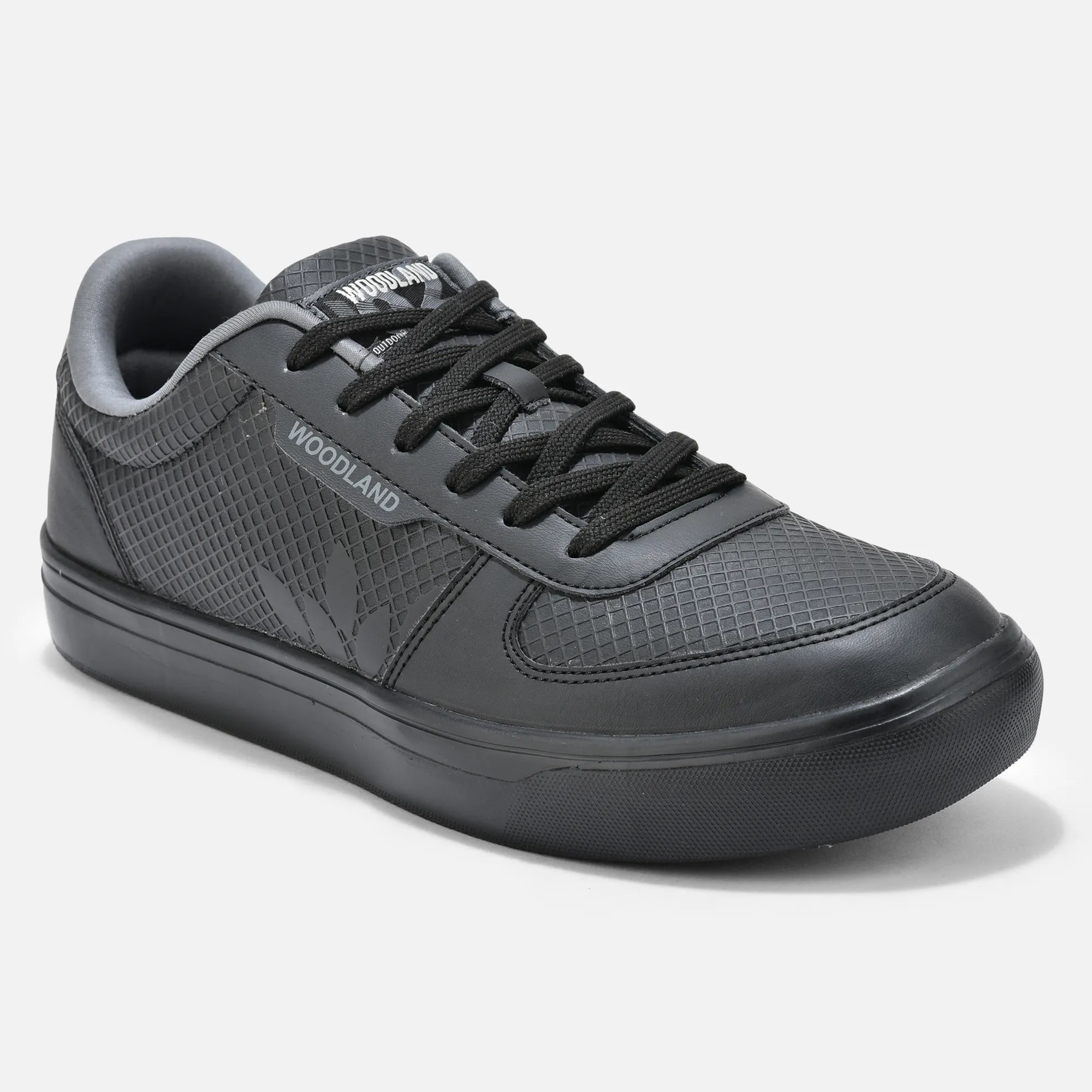 Black Casual Sneakers for Men - Thumbnail 3