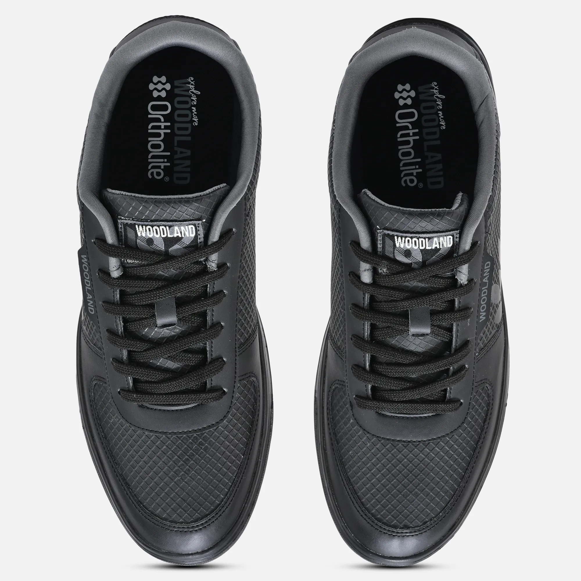 Black Casual Sneakers for Men - Thumbnail 4