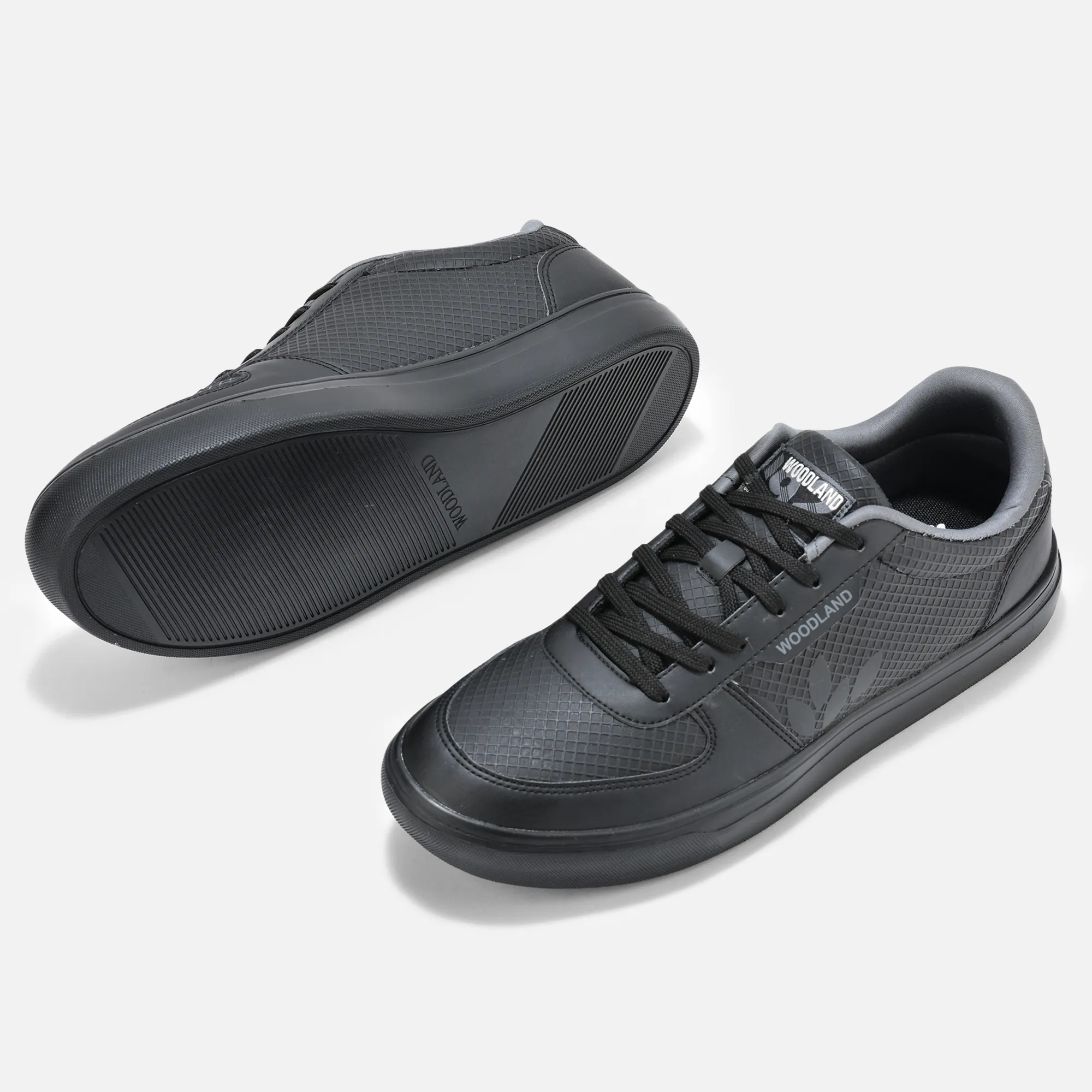 Black Casual Sneakers for Men - Thumbnail 5