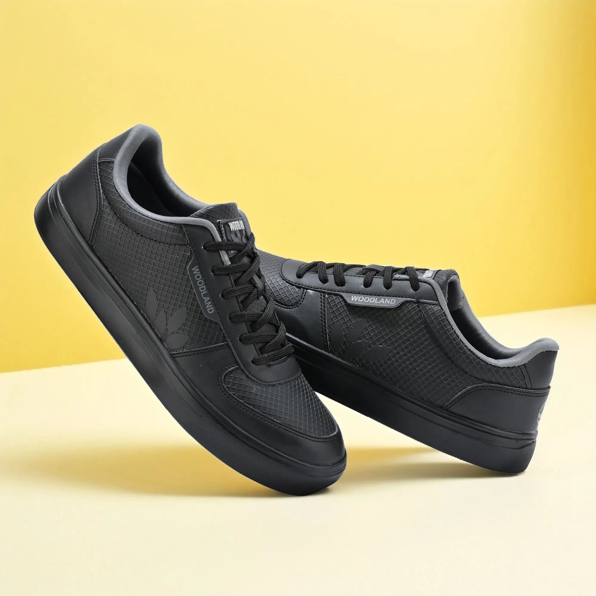 Black Casual Sneakers for Men - Thumbnail 9
