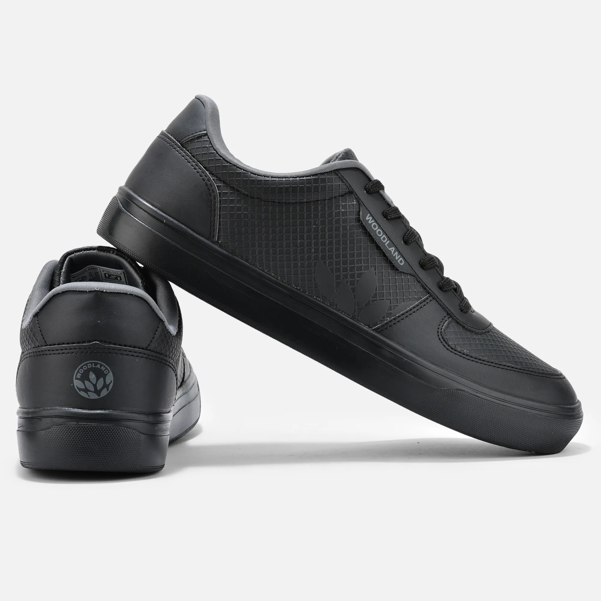 Black Casual Sneakers for Men - Thumbnail 10