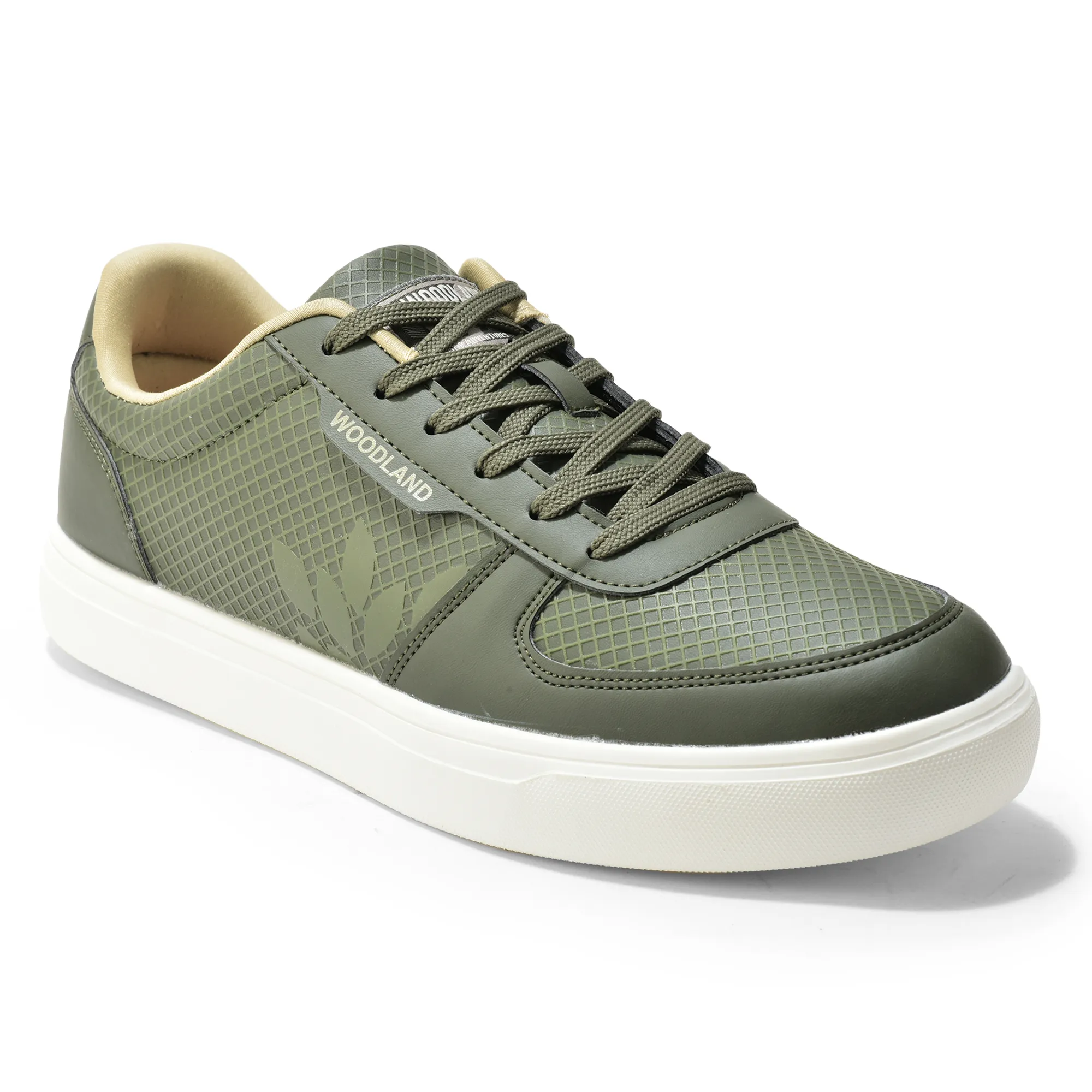 Olive Casual Sneakers for Men - Thumbnail 3