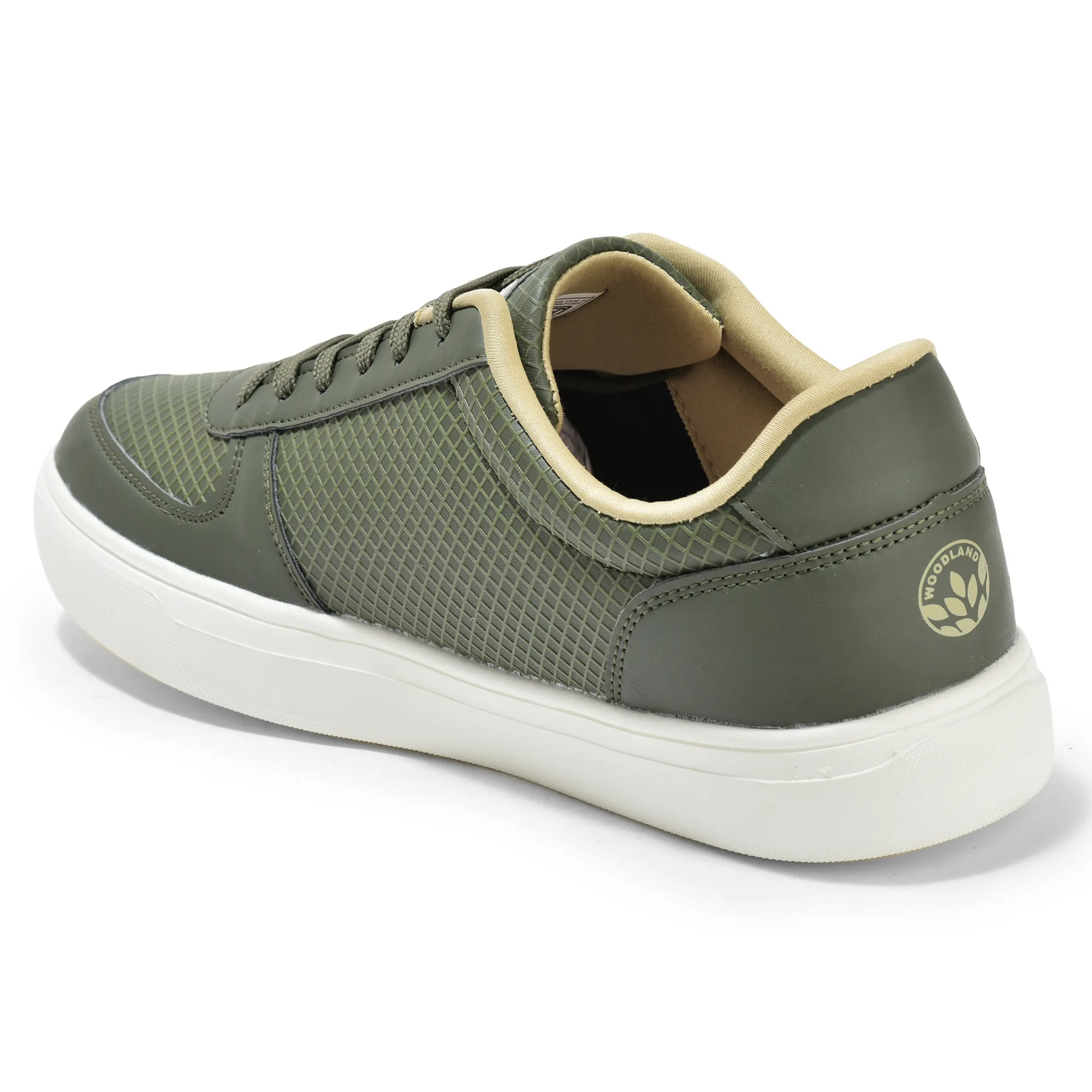 Olive Casual Sneakers for Men - Thumbnail 6
