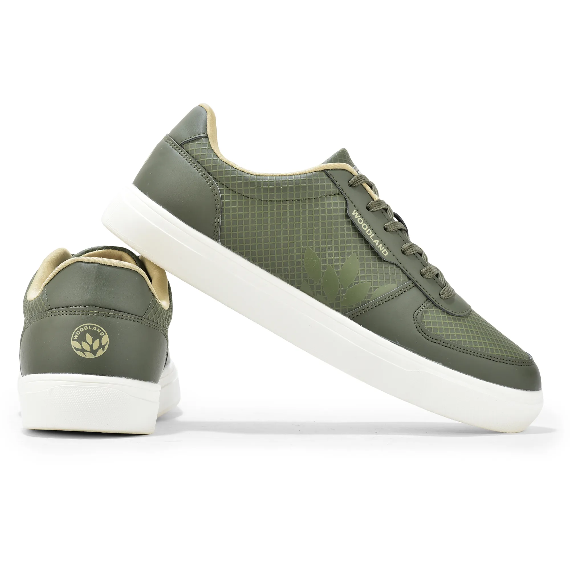 Olive Casual Sneakers for Men - Thumbnail 10