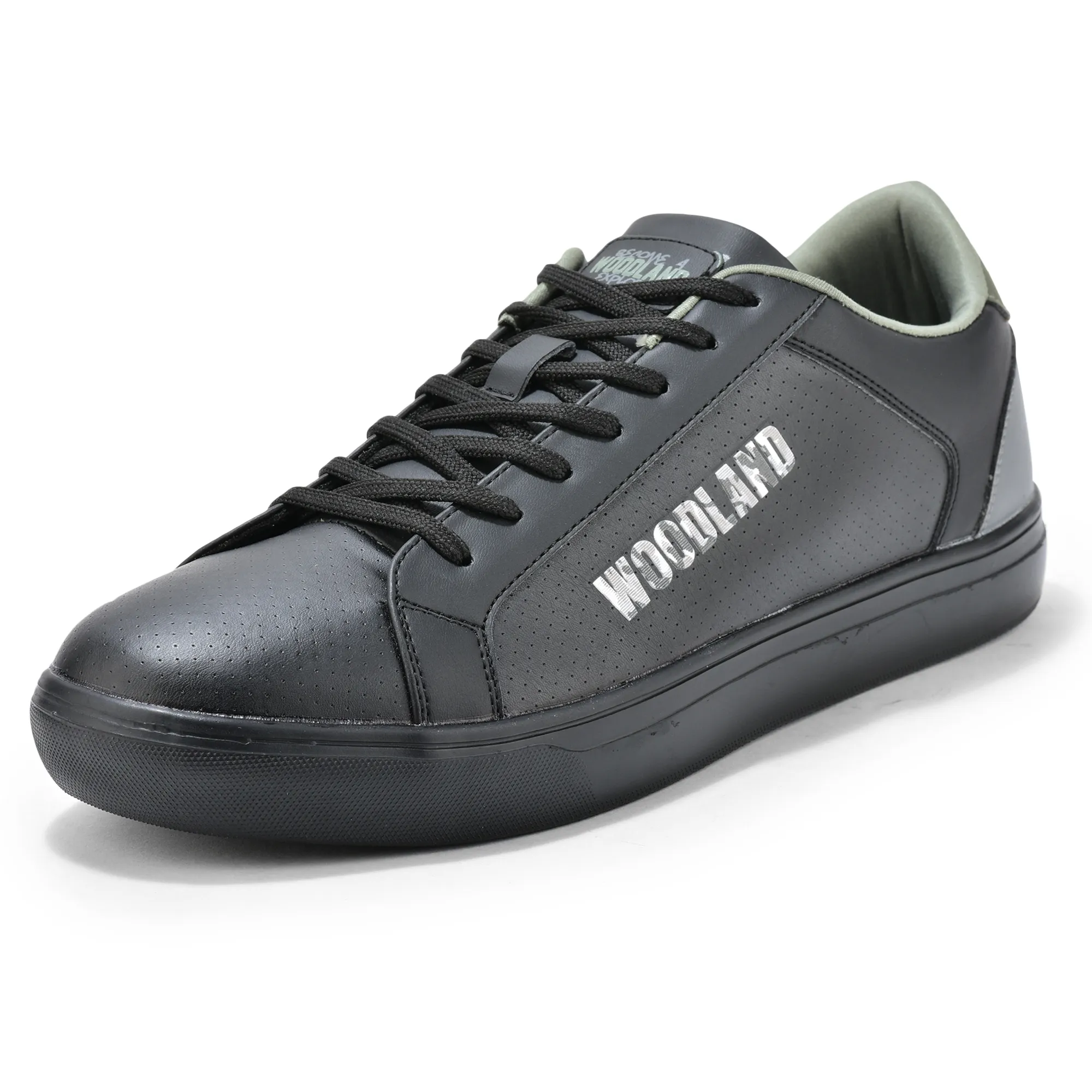 Black Casual Sneakers for Men - Thumbnail 11