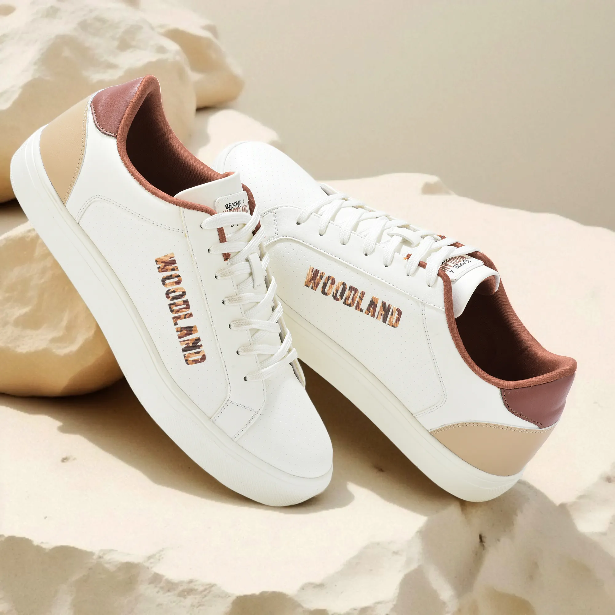 White Casual Sneakers for Men - Thumbnail 9