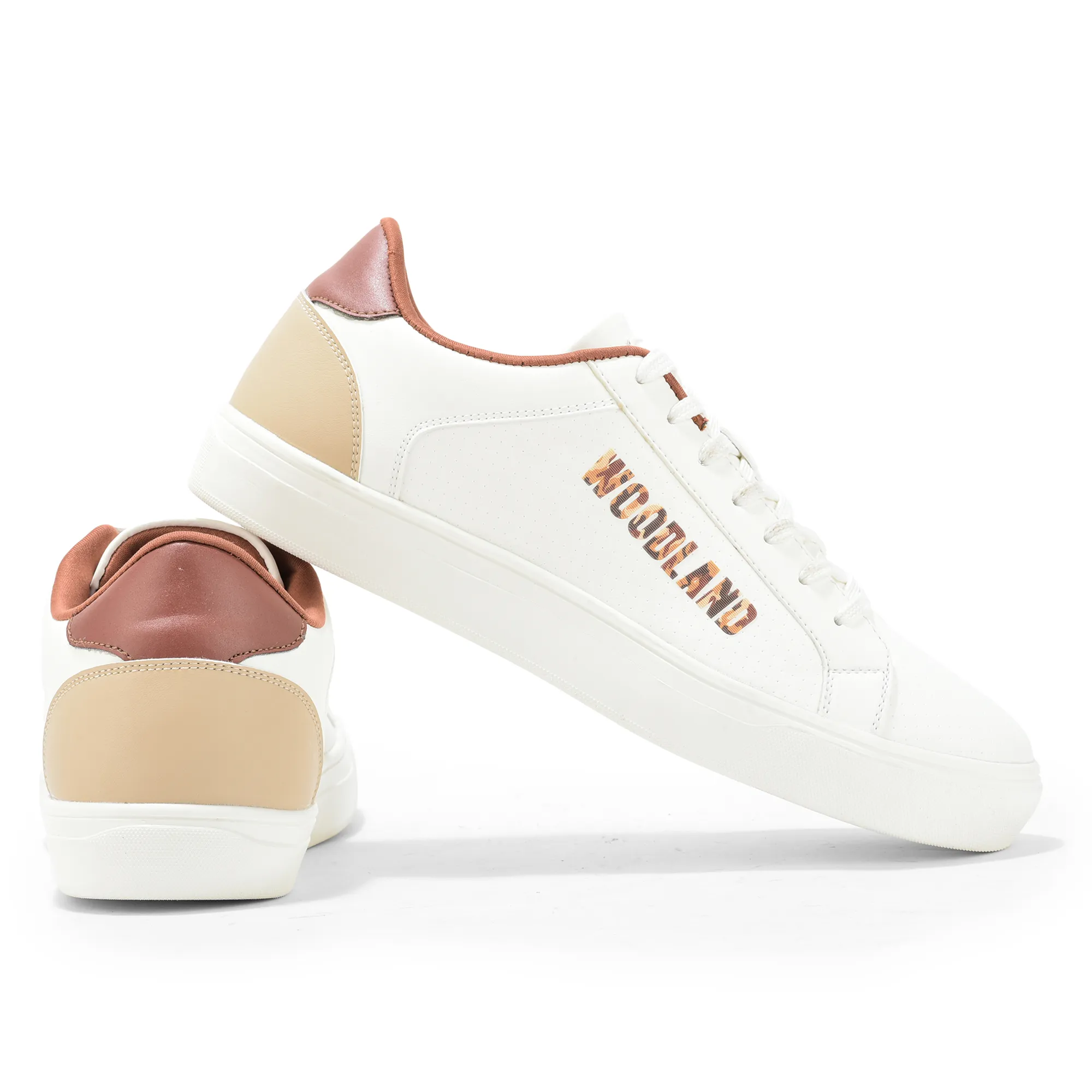 White Casual Sneakers for Men - Thumbnail 10