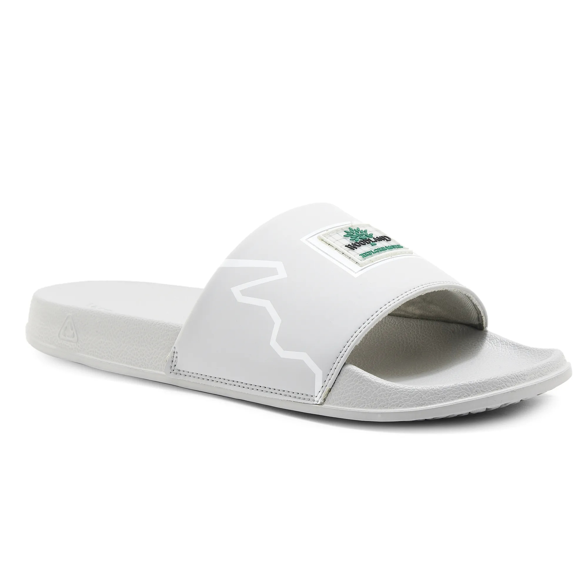 Woodland Grey Slipper Sliders For Men - Thumbnail 3