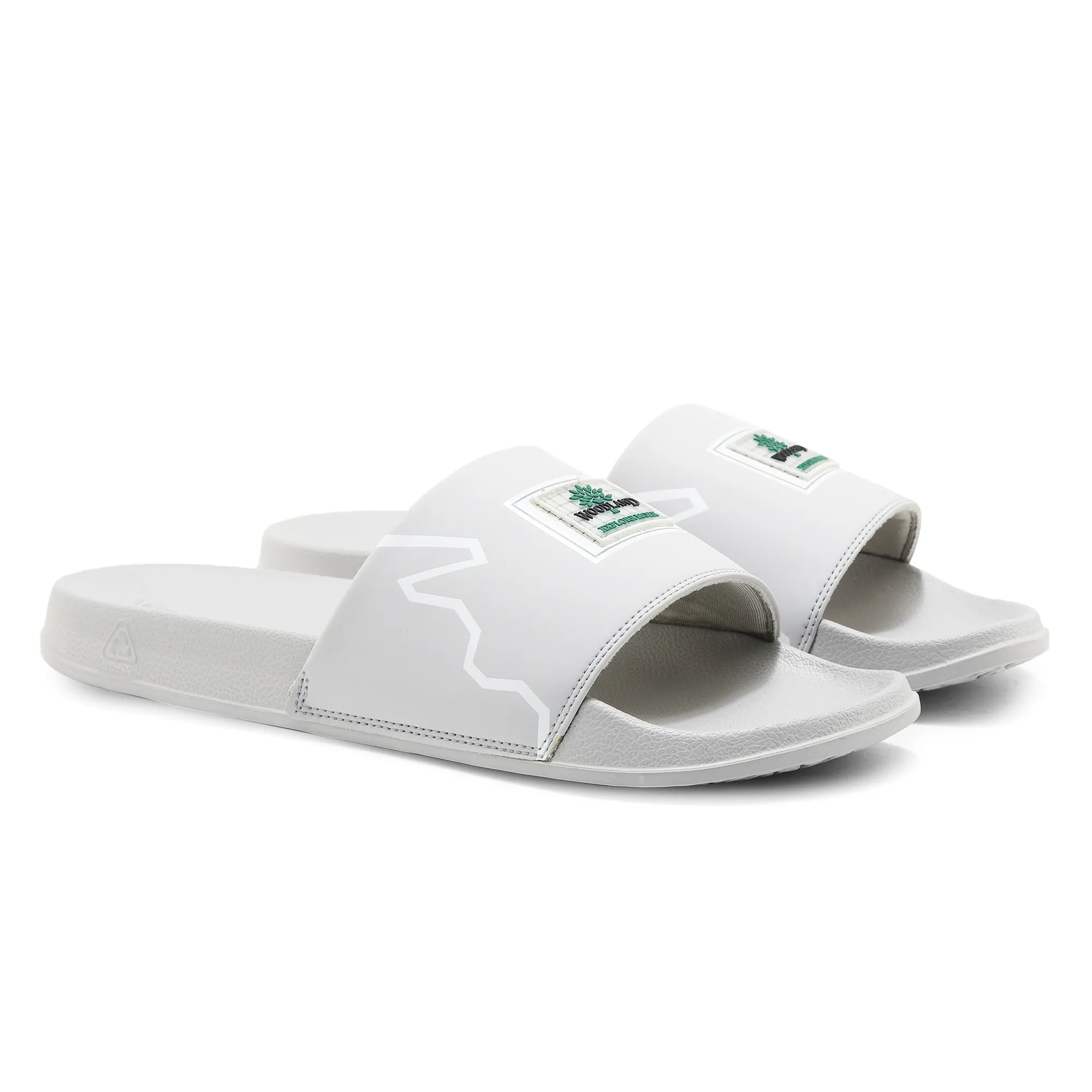 Woodland Grey Slipper Sliders For Men - Thumbnail 7