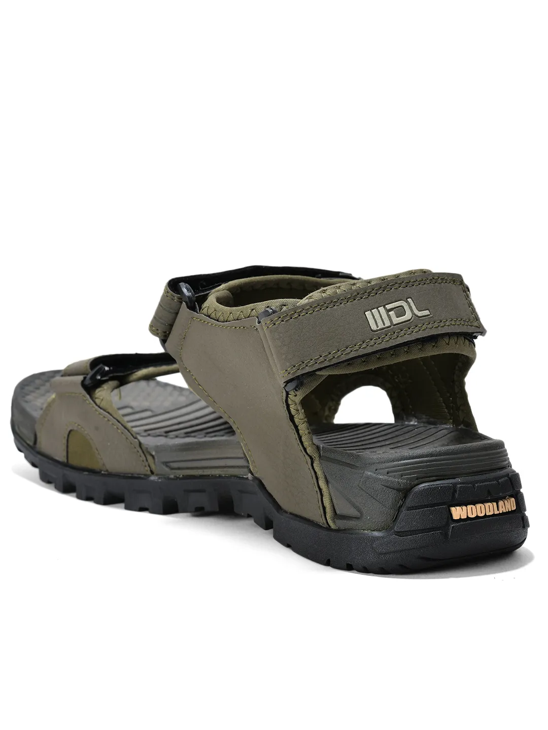 Black Pu Multi Strap Mens Sports Sandals 7