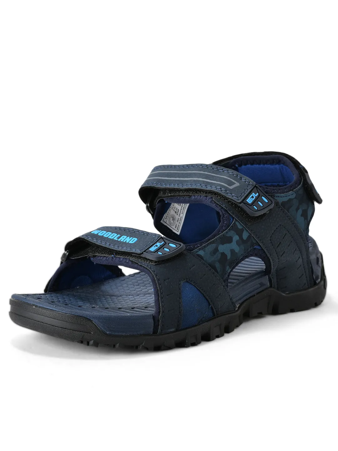 Navy Pu Multi Strap Mens Sports Sandals 11