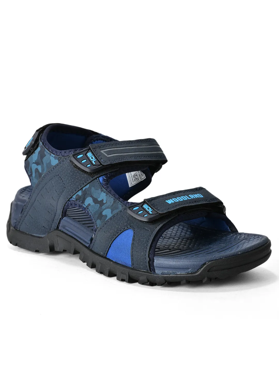 Navy Pu Multi Strap Mens Sports Sandals 12