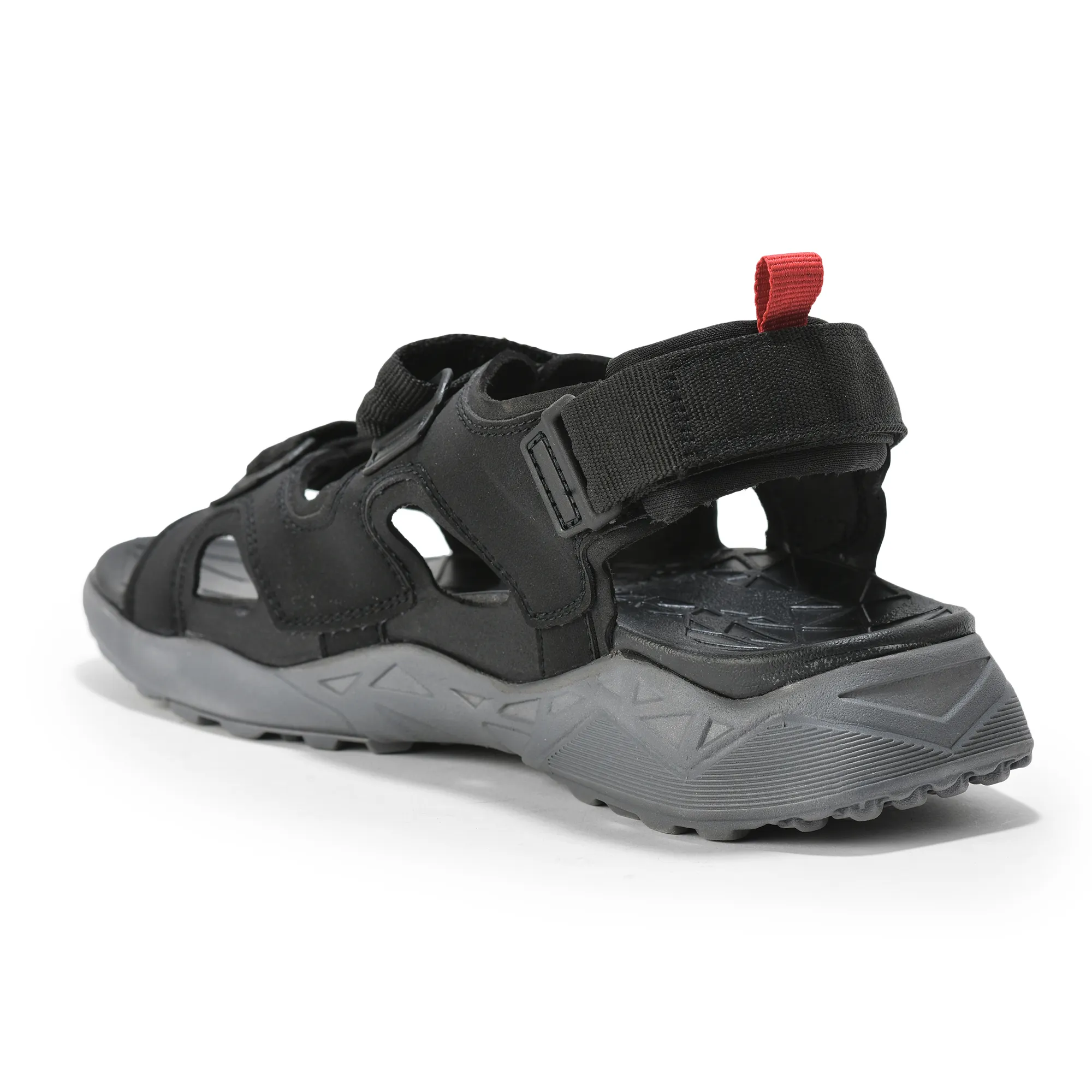 Woodland Men Black Trailbound Outdoor Sports Sandals - Thumbnail 9