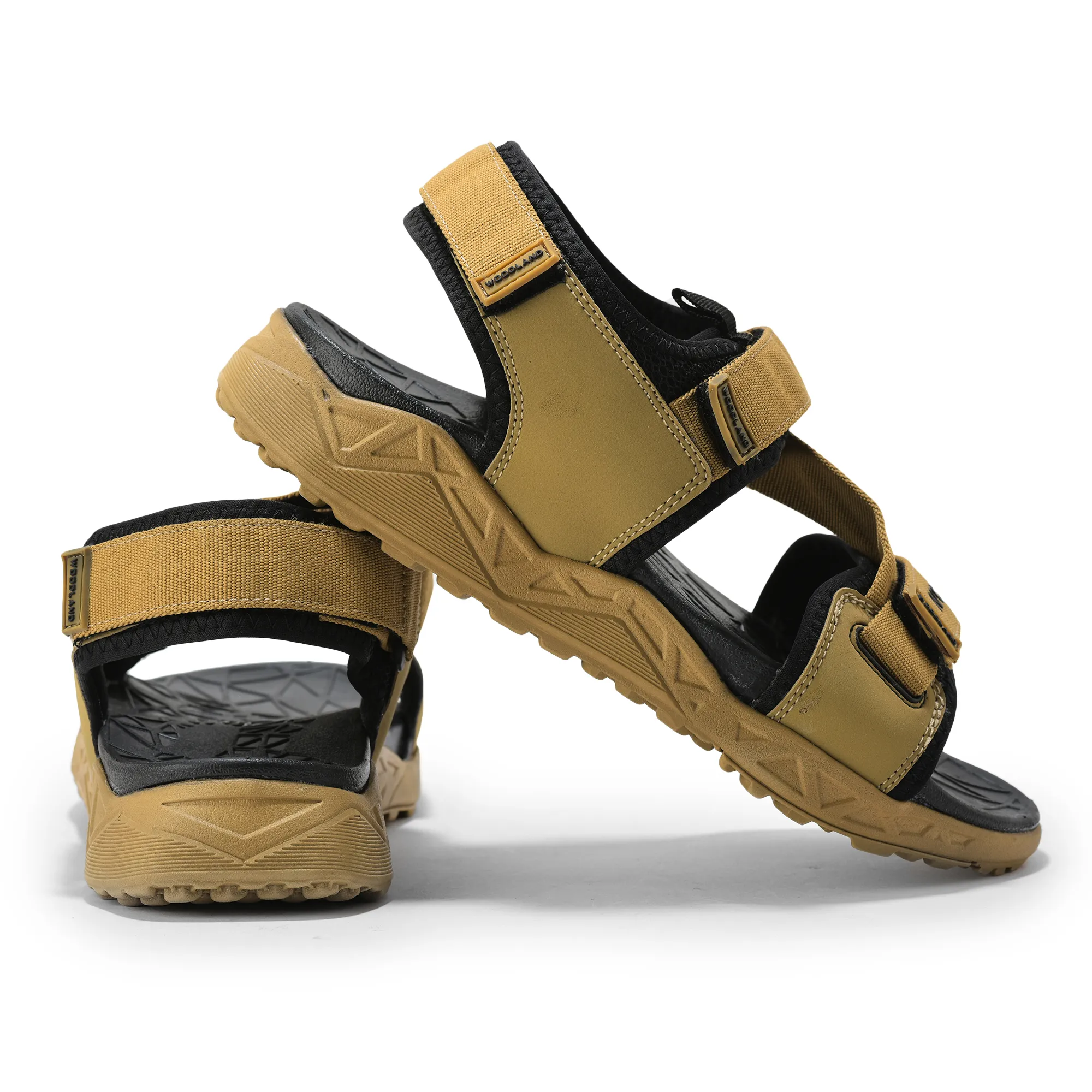 Woodland Men Camel Trailbound Outdoor Sports Sandals - Thumbnail 12