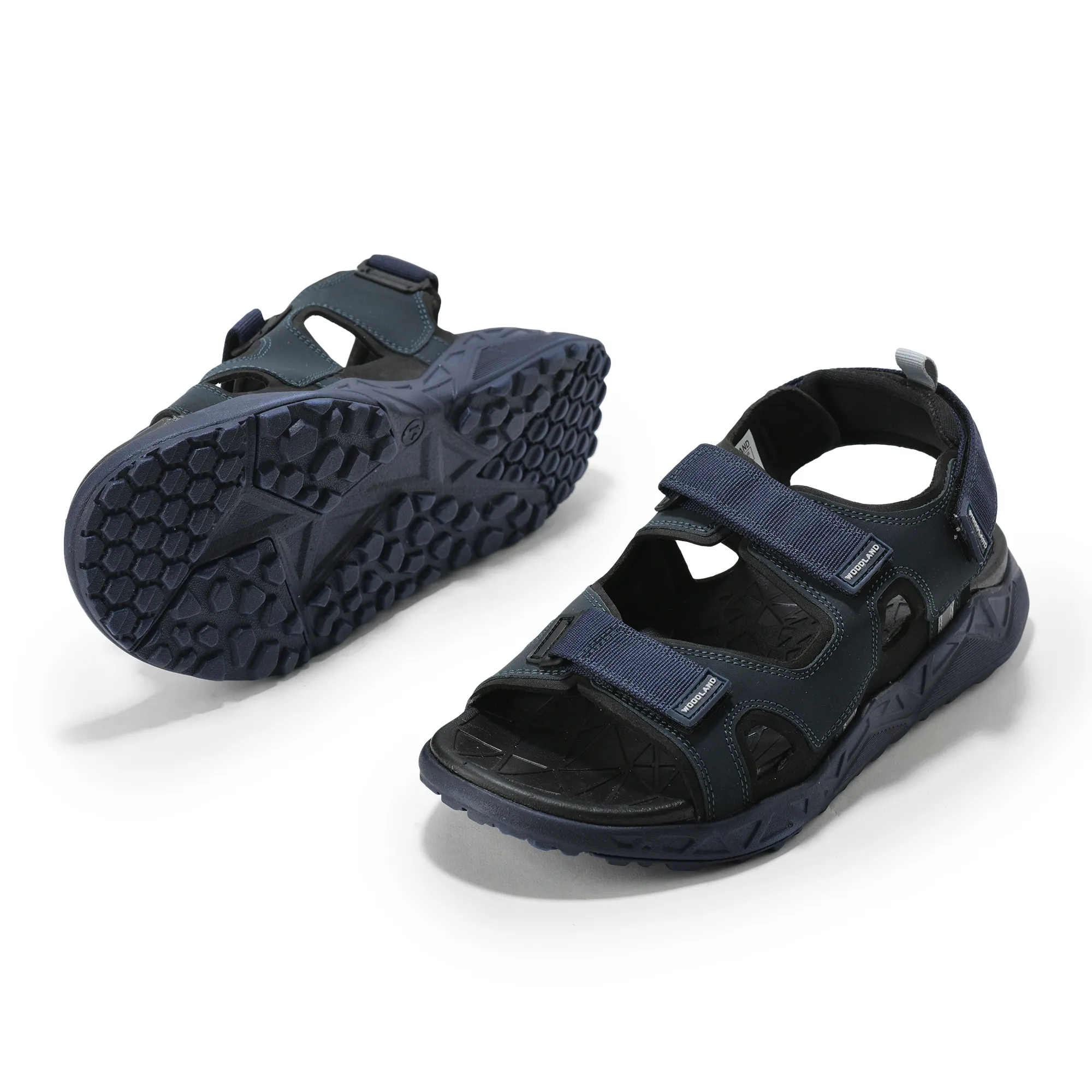Woodland Men Navy Trailbound Outdoor Sports Sandals - Thumbnail 8