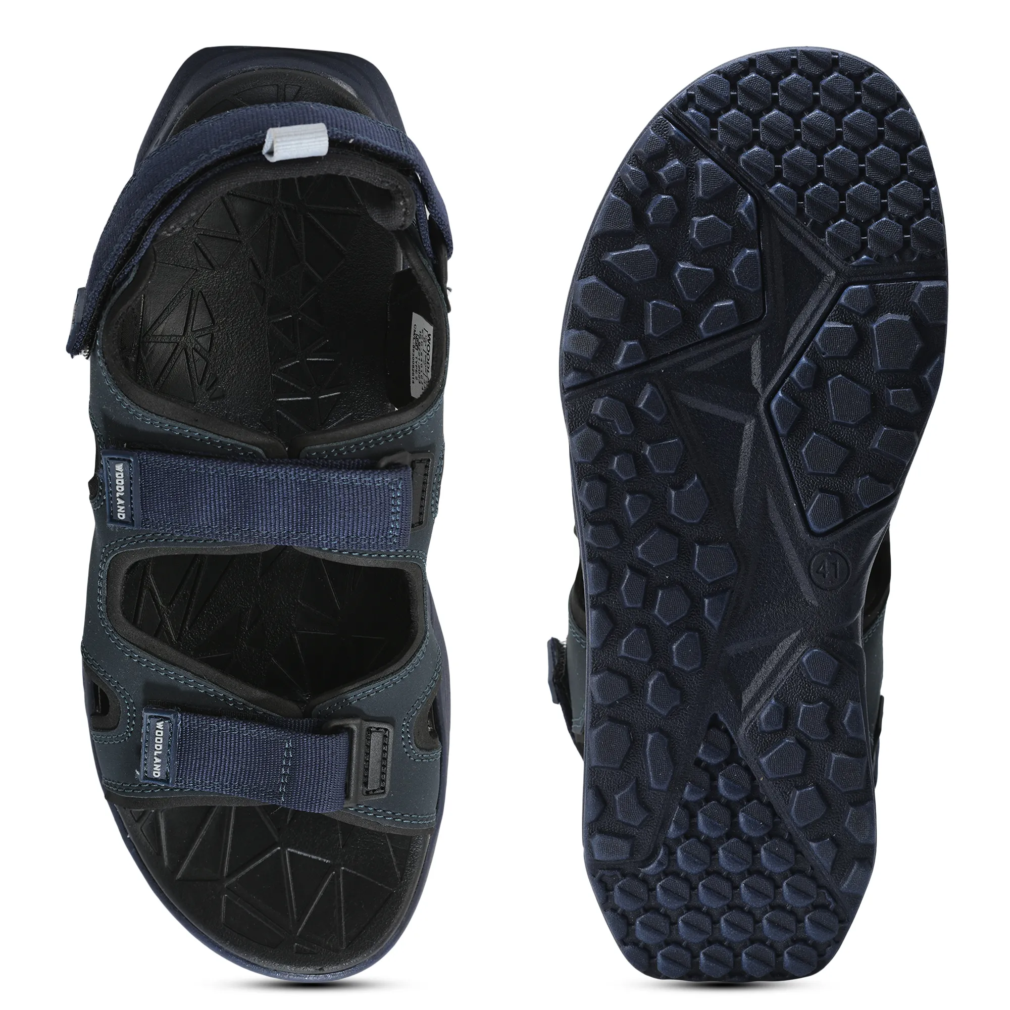 Woodland Men Navy Trailbound Outdoor Sports Sandals - Thumbnail 11