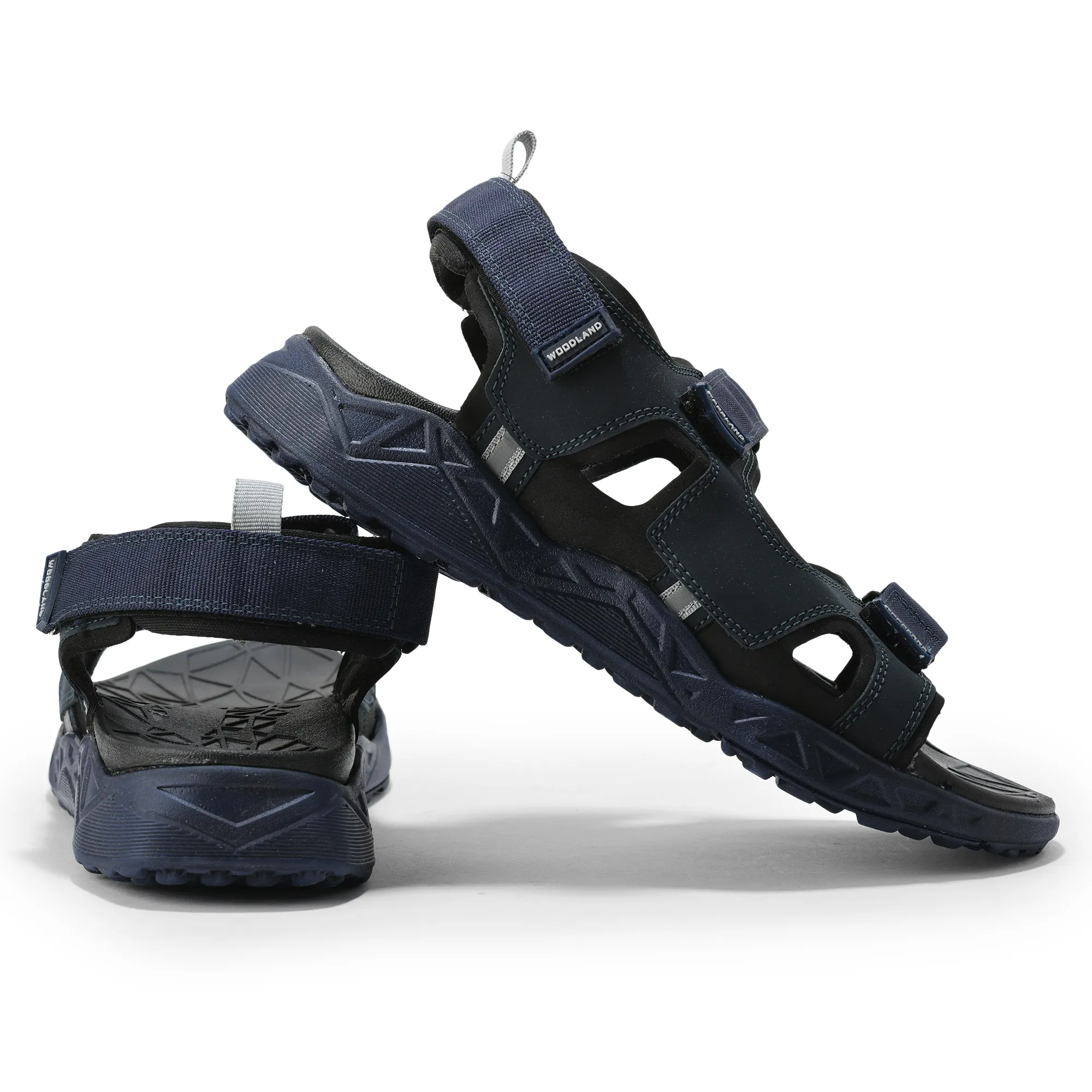 Woodland Men Navy Trailbound Outdoor Sports Sandals - Thumbnail 12