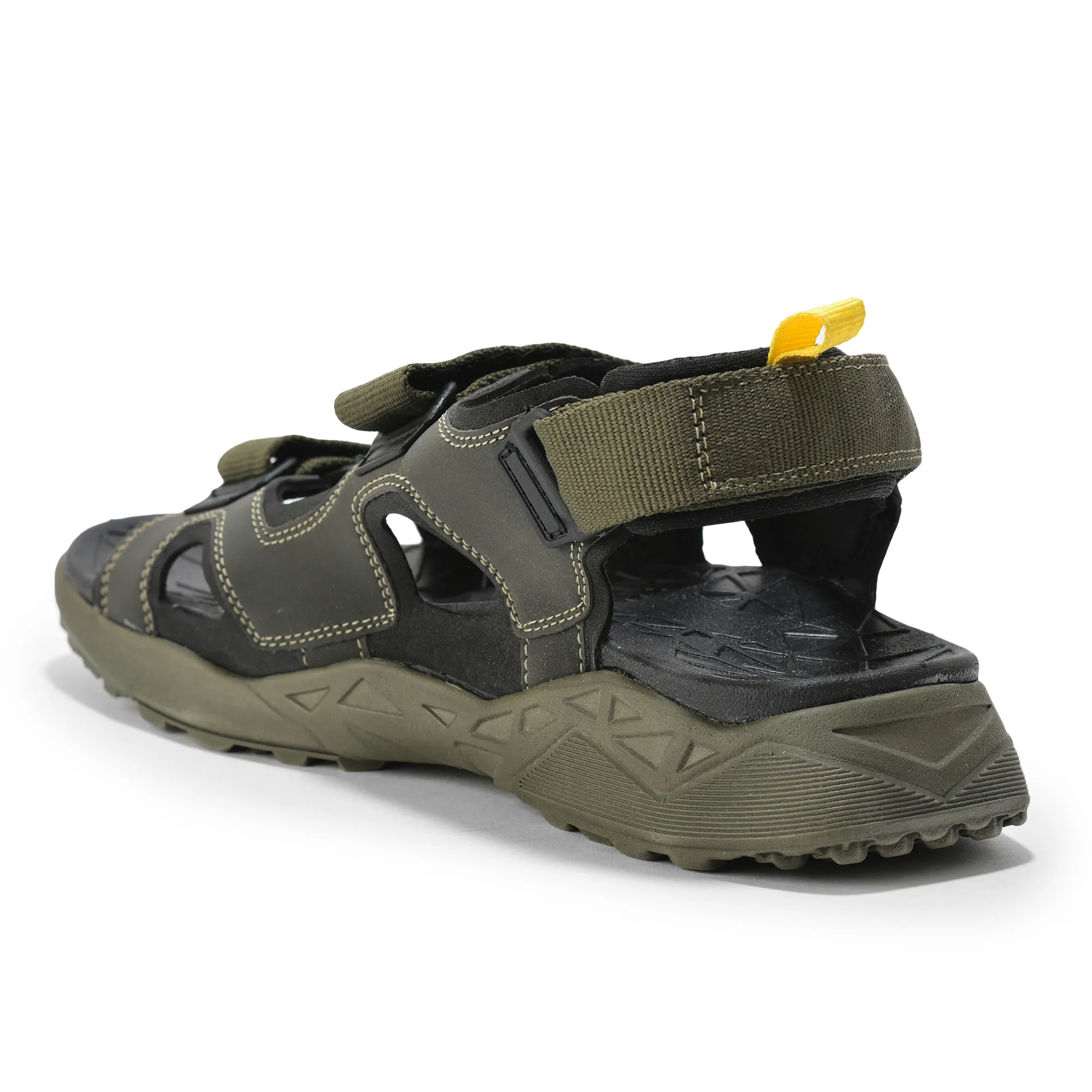 Woodland Men Olive Trailbound Outdoor Sports Sandals - Thumbnail 9