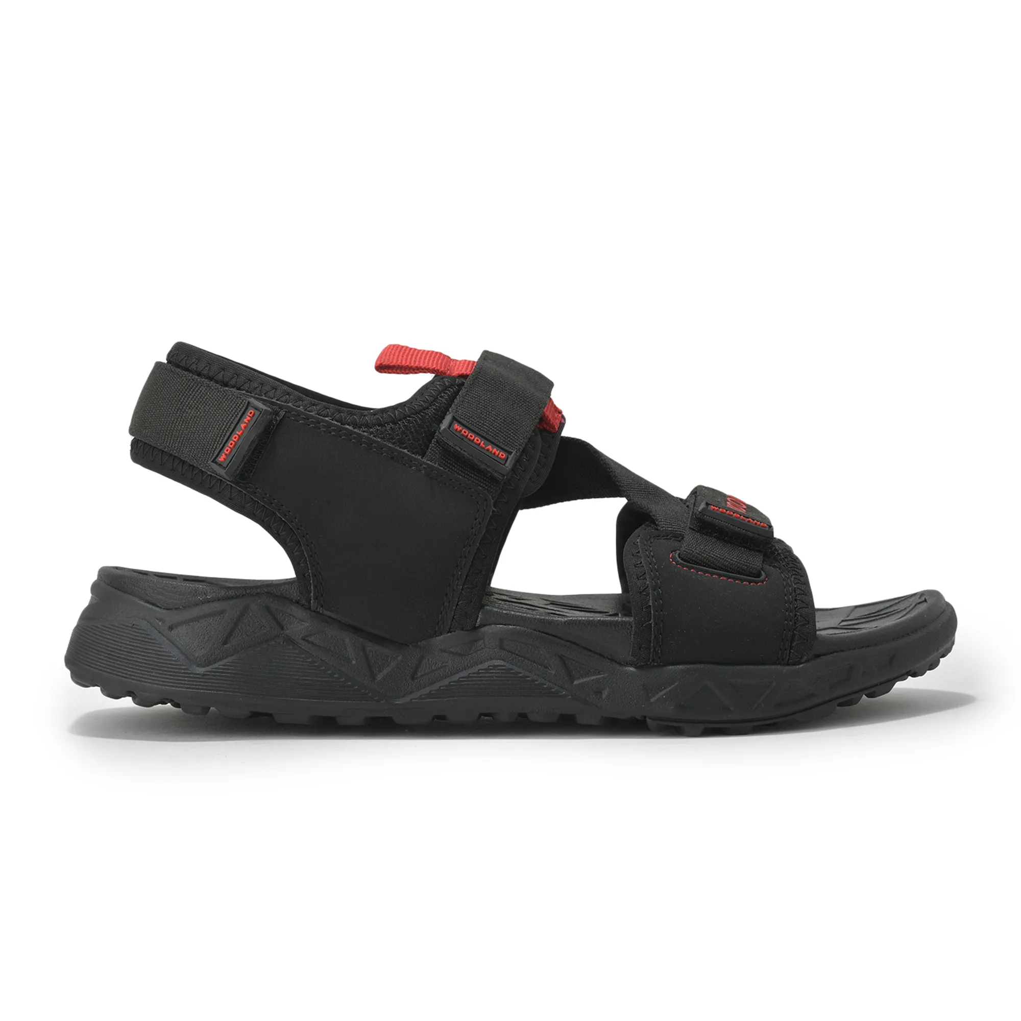 Woodland Men’s Black Adventure Sports Sandals - Thumbnail 2
