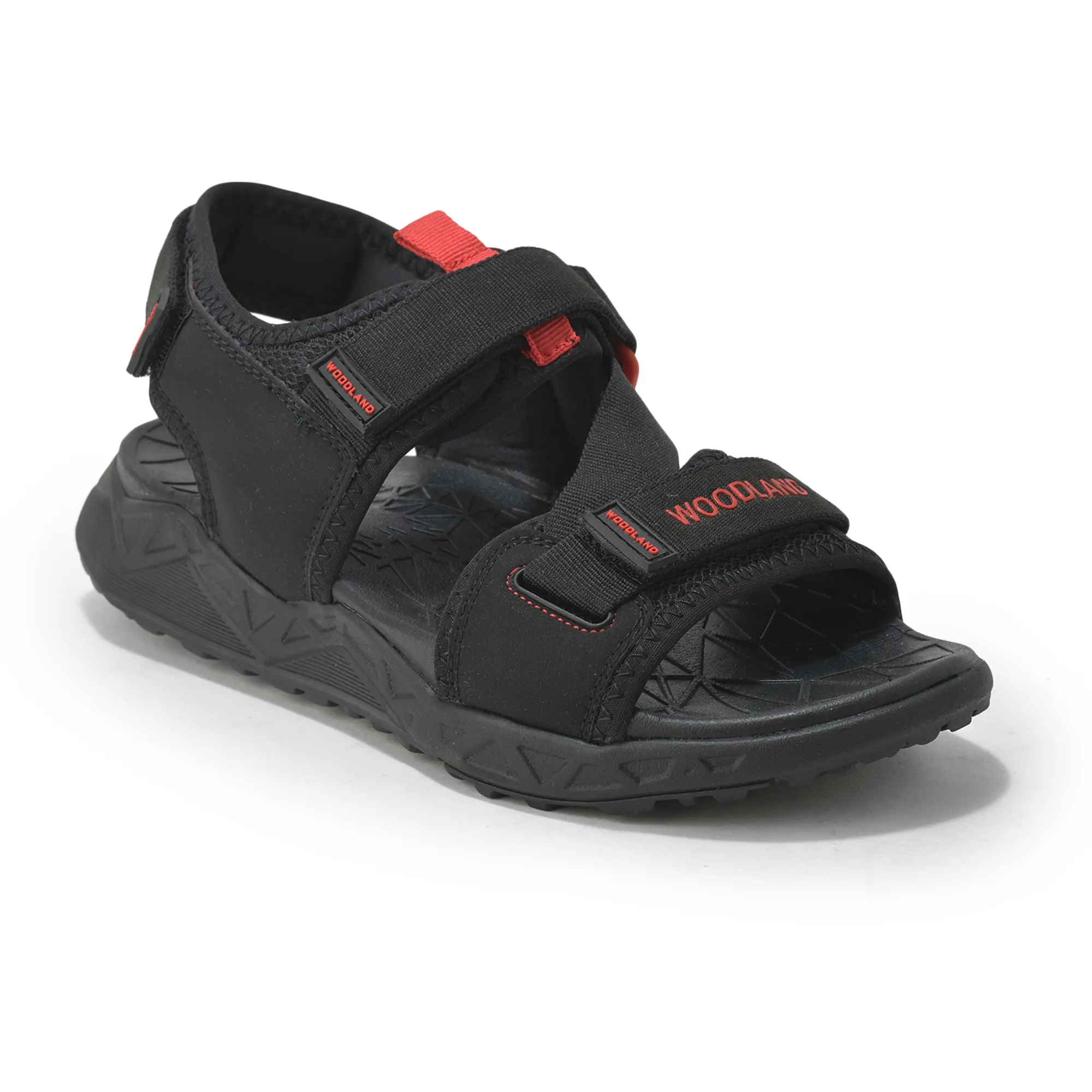 Woodland Men’s Black Adventure Sports Sandals - Thumbnail 3