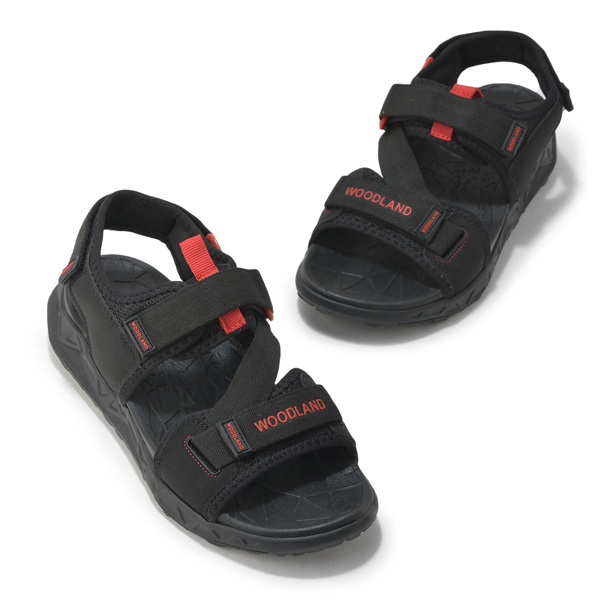 Woodland Men’s Black Adventure Sports Sandals - Thumbnail 4