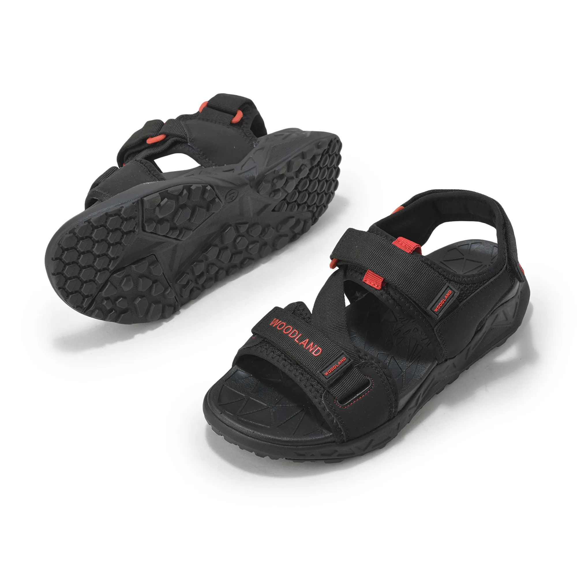 Woodland Men’s Black Adventure Sports Sandals - Thumbnail 6