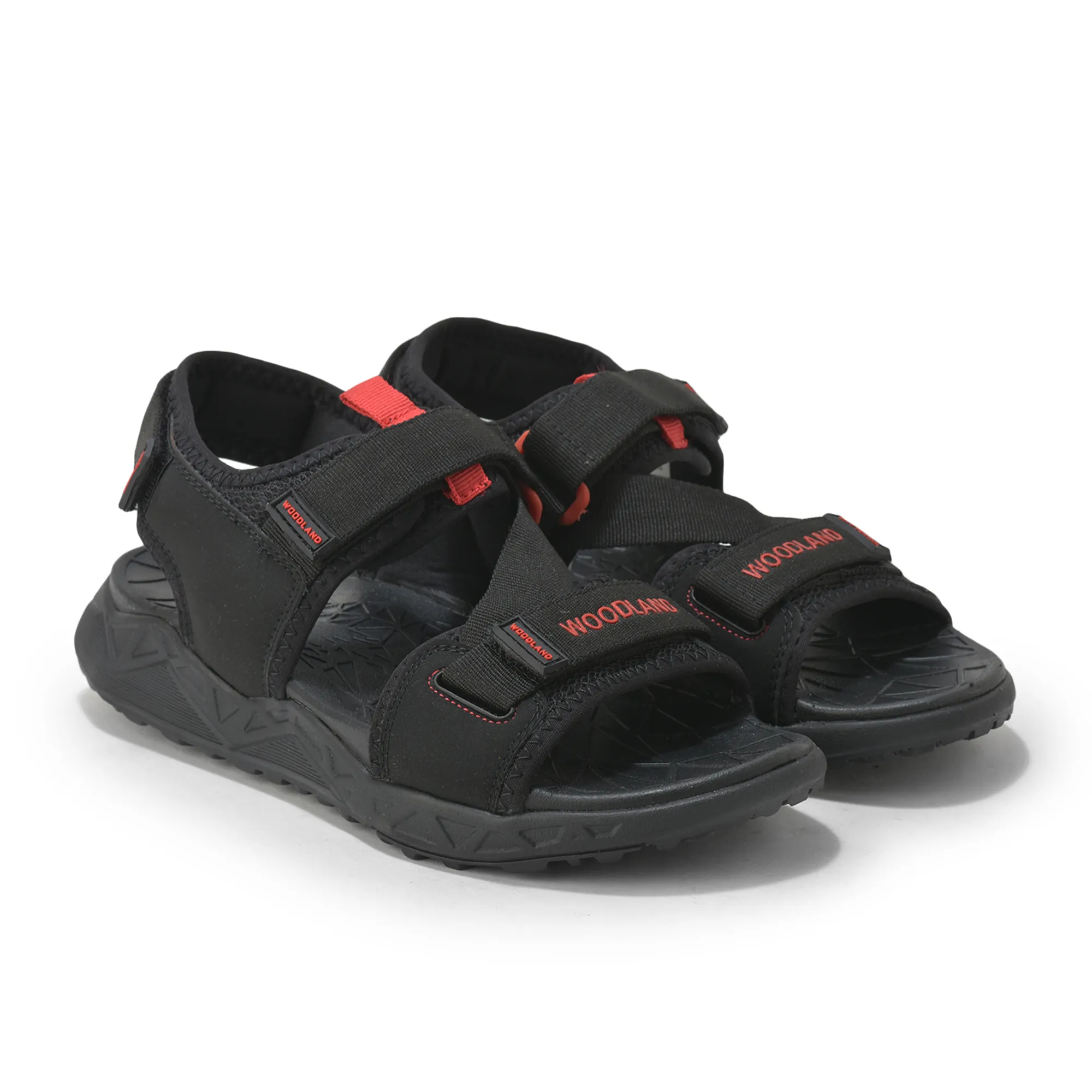Woodland Men’s Black Adventure Sports Sandals - Thumbnail 8