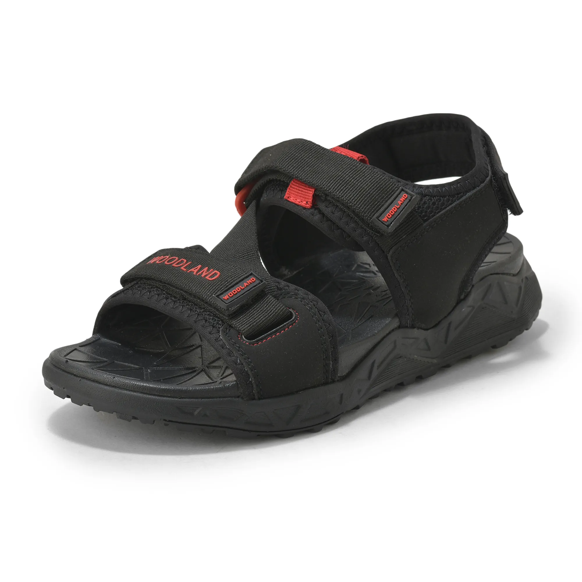 Woodland Men’s Black Adventure Sports Sandals - Thumbnail 11