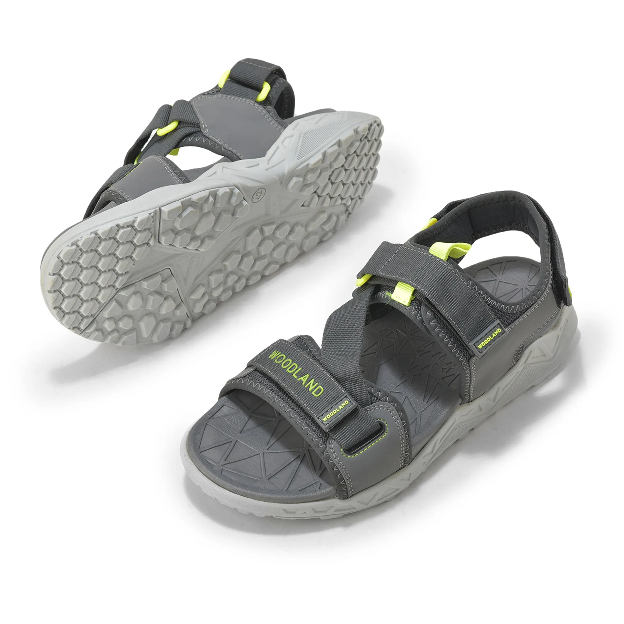 Woodland Men’s Grey Adventure Sports Sandals - Thumbnail 6