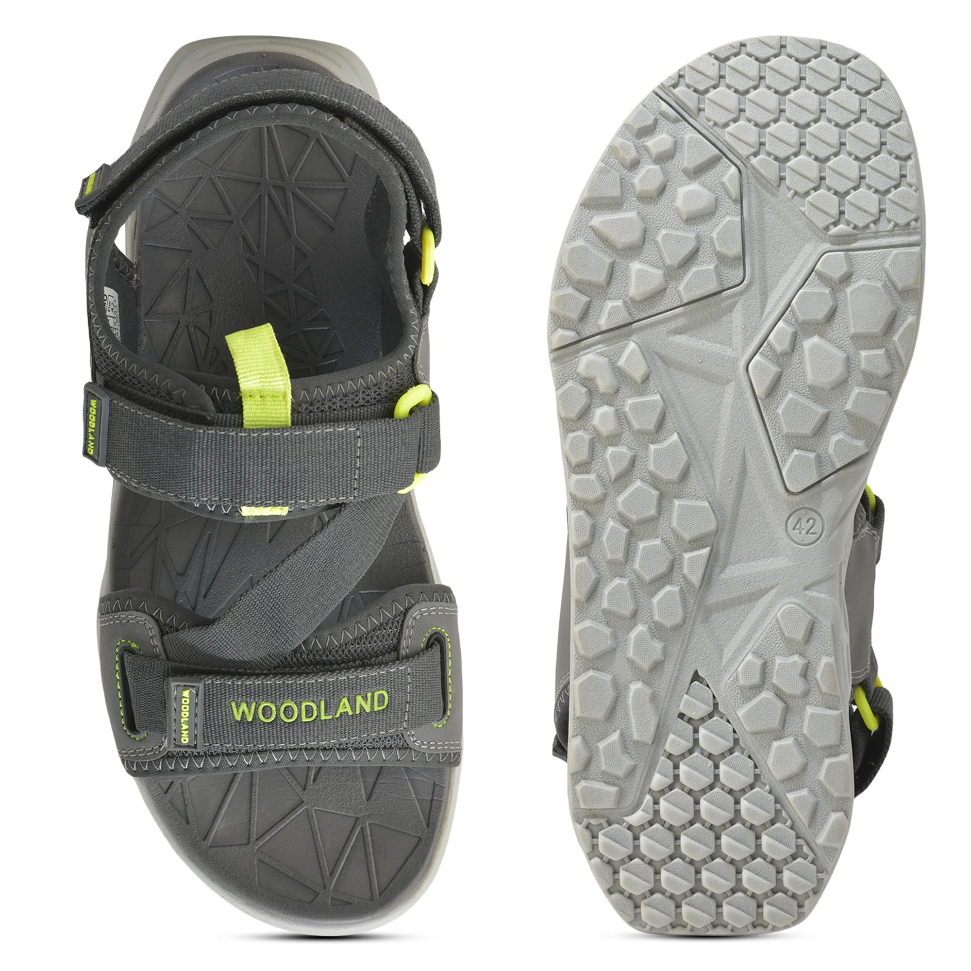 Woodland Men’s Grey Adventure Sports Sandals - Thumbnail 9