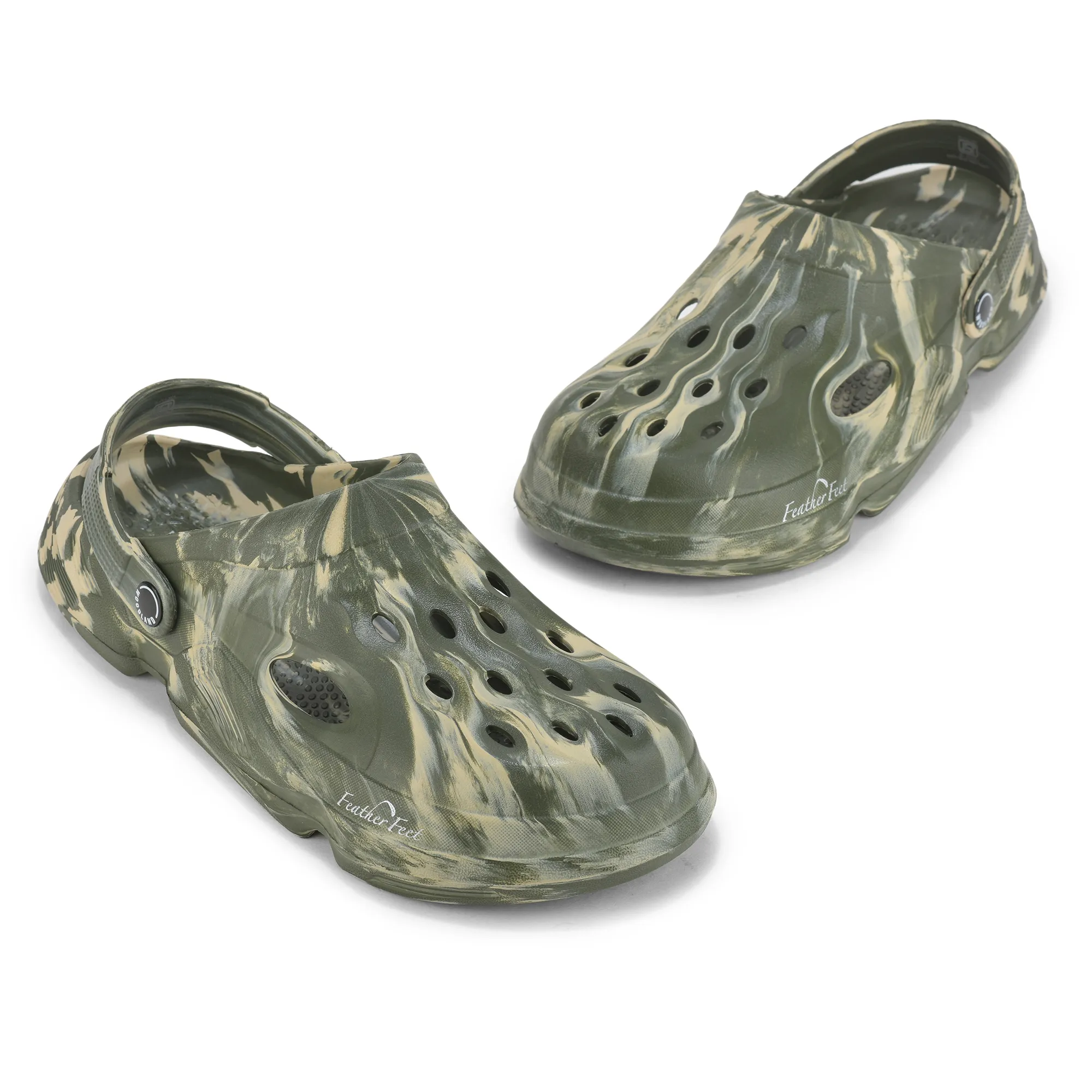 Woodland Olive/Khaki Eva Men Slipper Flip Flops  - Thumbnail 5
