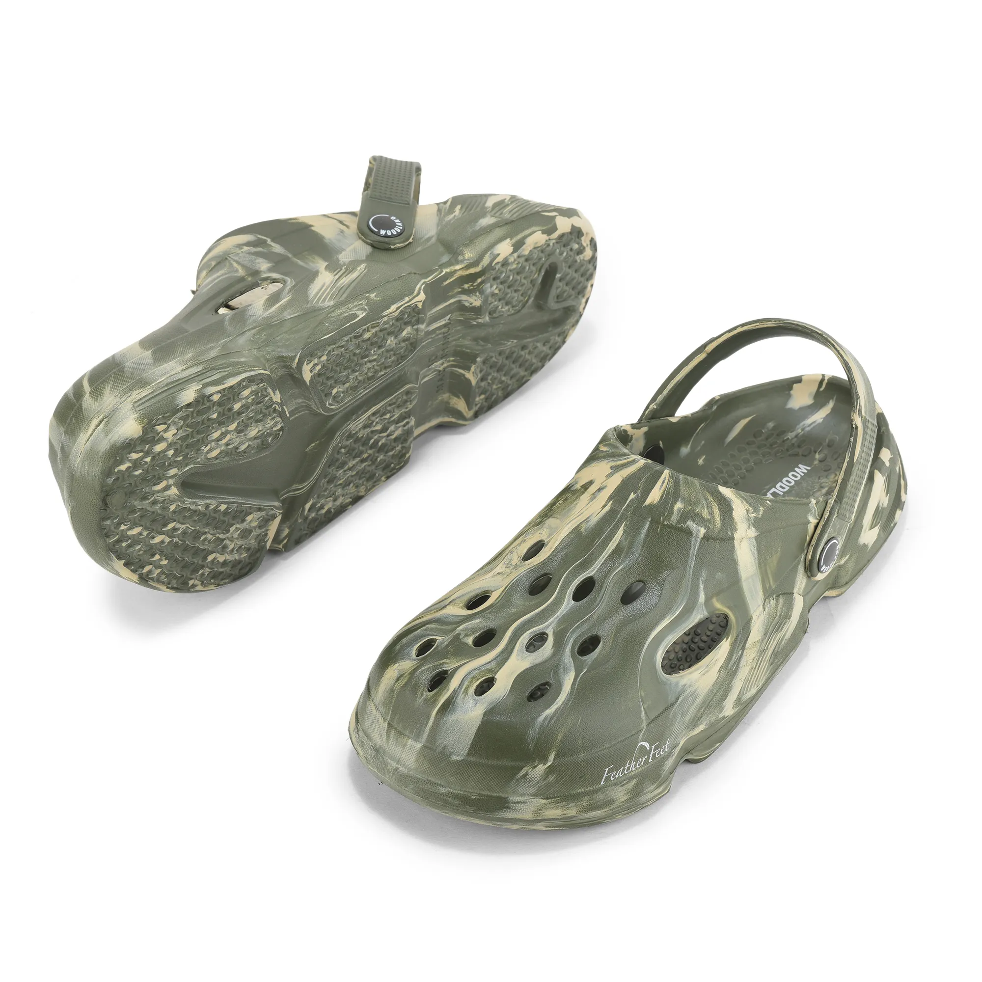 Woodland Olive/Khaki Eva Men Slipper Flip Flops  - Thumbnail 7