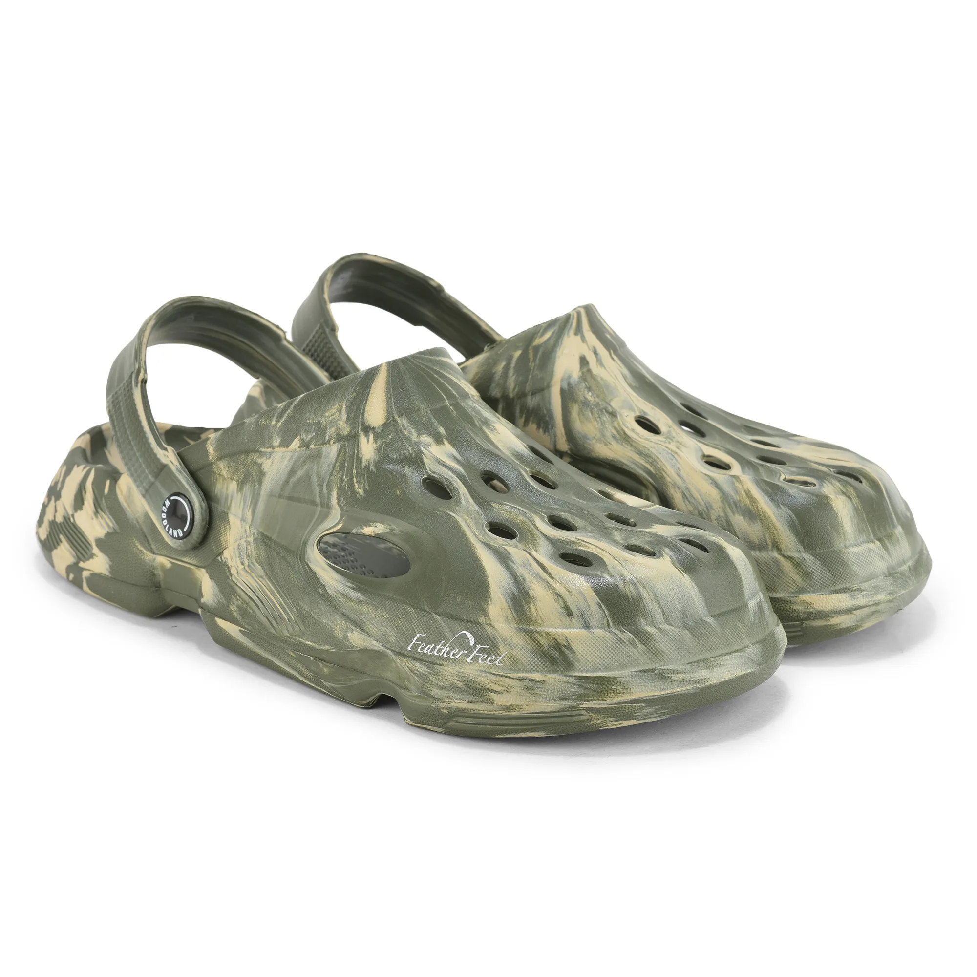 Woodland Olive/Khaki Eva Men Slipper Flip Flops  - Thumbnail 9