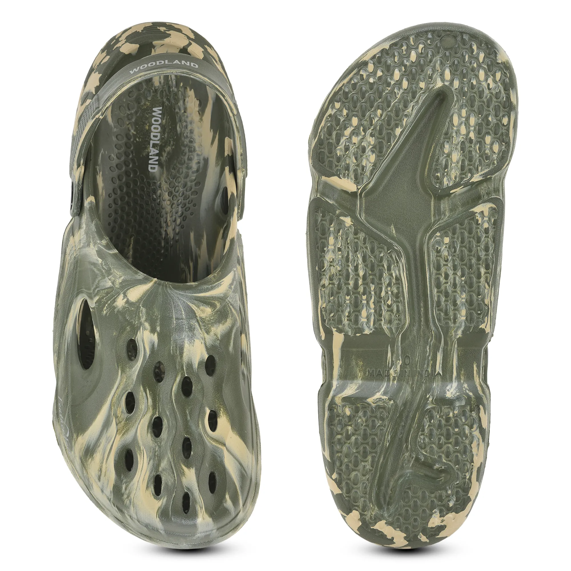 Woodland Olive/Khaki Eva Men Slipper Flip Flops  - Thumbnail 10