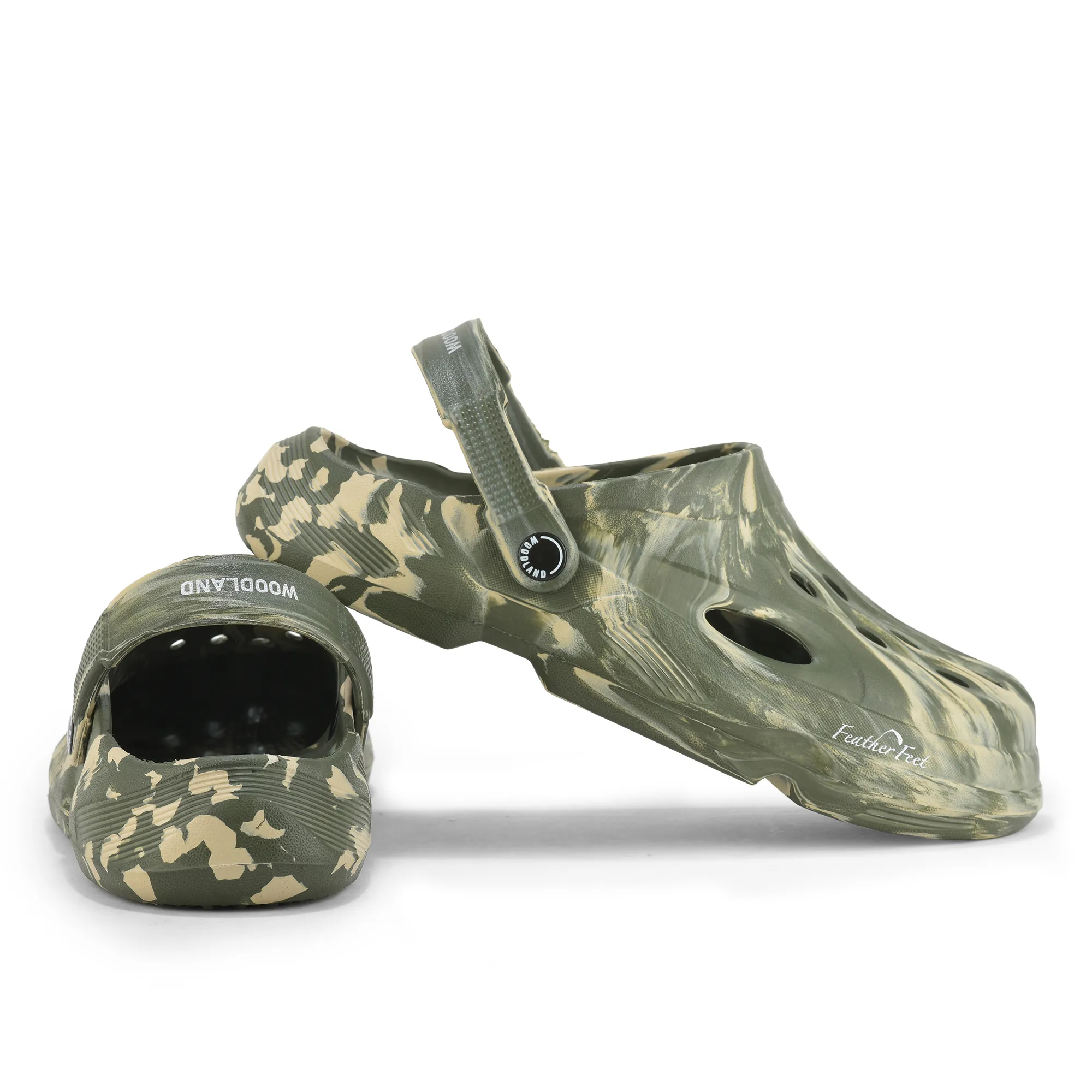 Woodland Olive/Khaki Eva Men Slipper Flip Flops  - Thumbnail 11
